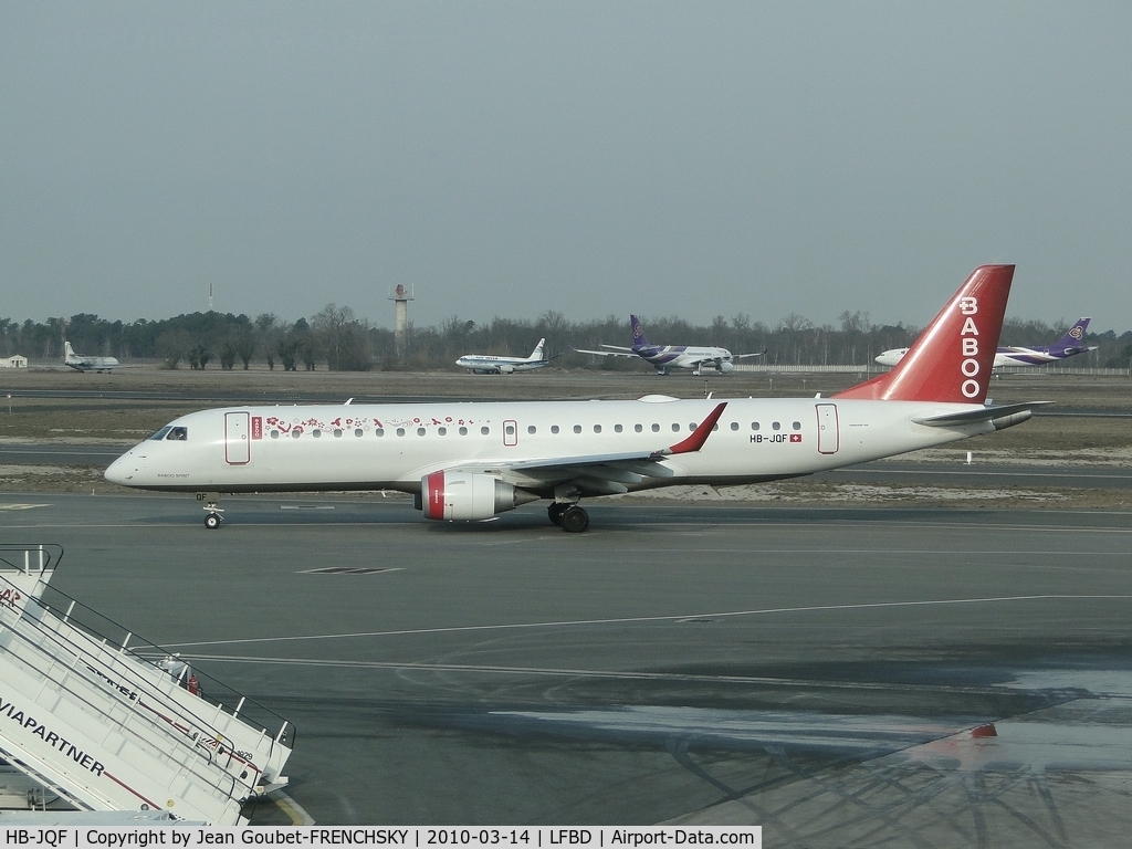 HB-JQF, 2008 Embraer 190LR (ERJ-190-100LR) C/N 19000178, Flybaboo, now BA CityFlyer