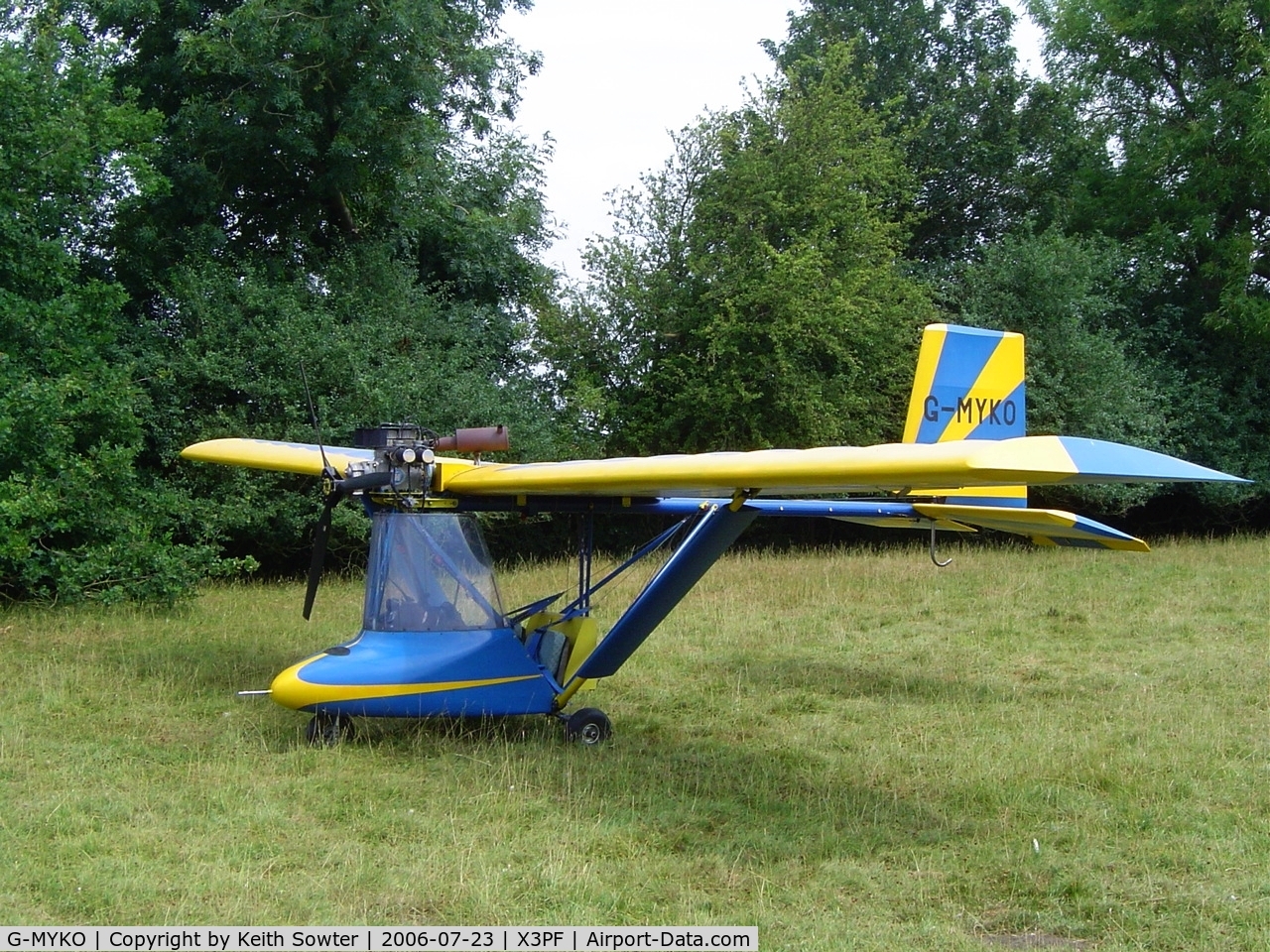 G-MYKO, 1996 Whittaker MW-6-S Fatboy Flyer C/N PFA 164-11919, Visiting aircraft at Priory Farm
