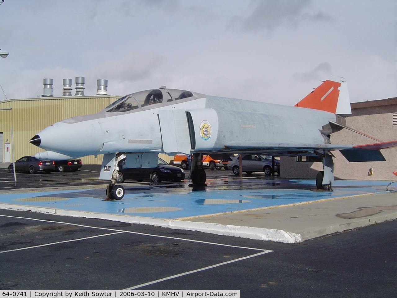 64-0741, 1964 McDonnell F-4C Phantom II C/N 1023, Gate Guard at Mojave