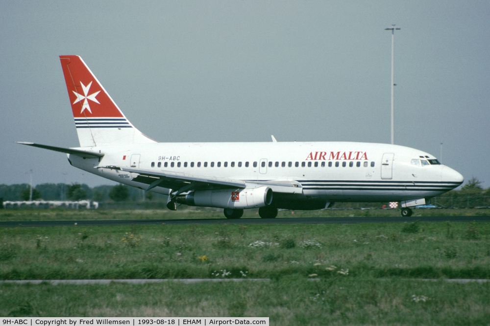 9H-ABC, 1983 Boeing 737-2Y5 C/N 23040, Air Malta