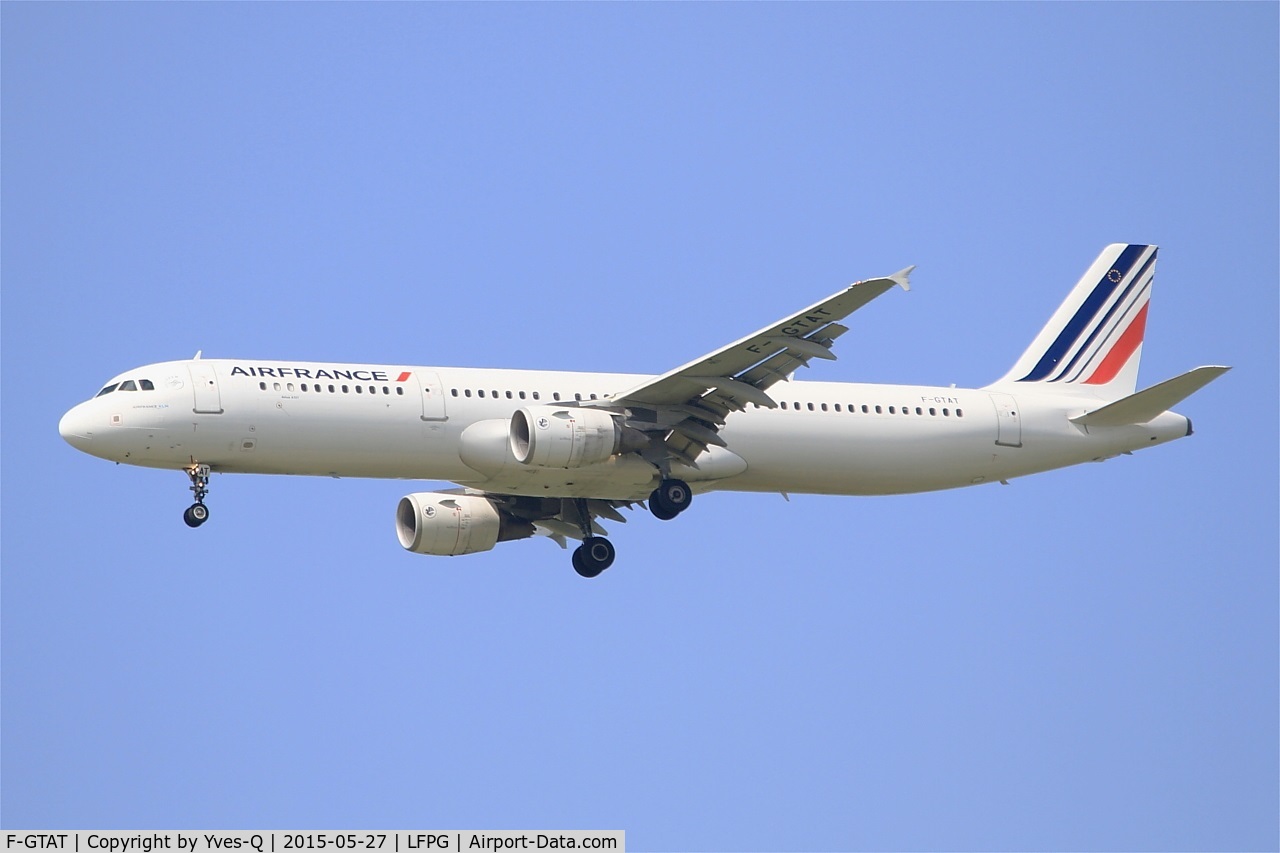 F-GTAT, 2008 Airbus A321-211 C/N 3441, Airbus A321-211, Short approach rwy 27R, Roissy Charles De Gaulle Airport (LFPG-CDG)