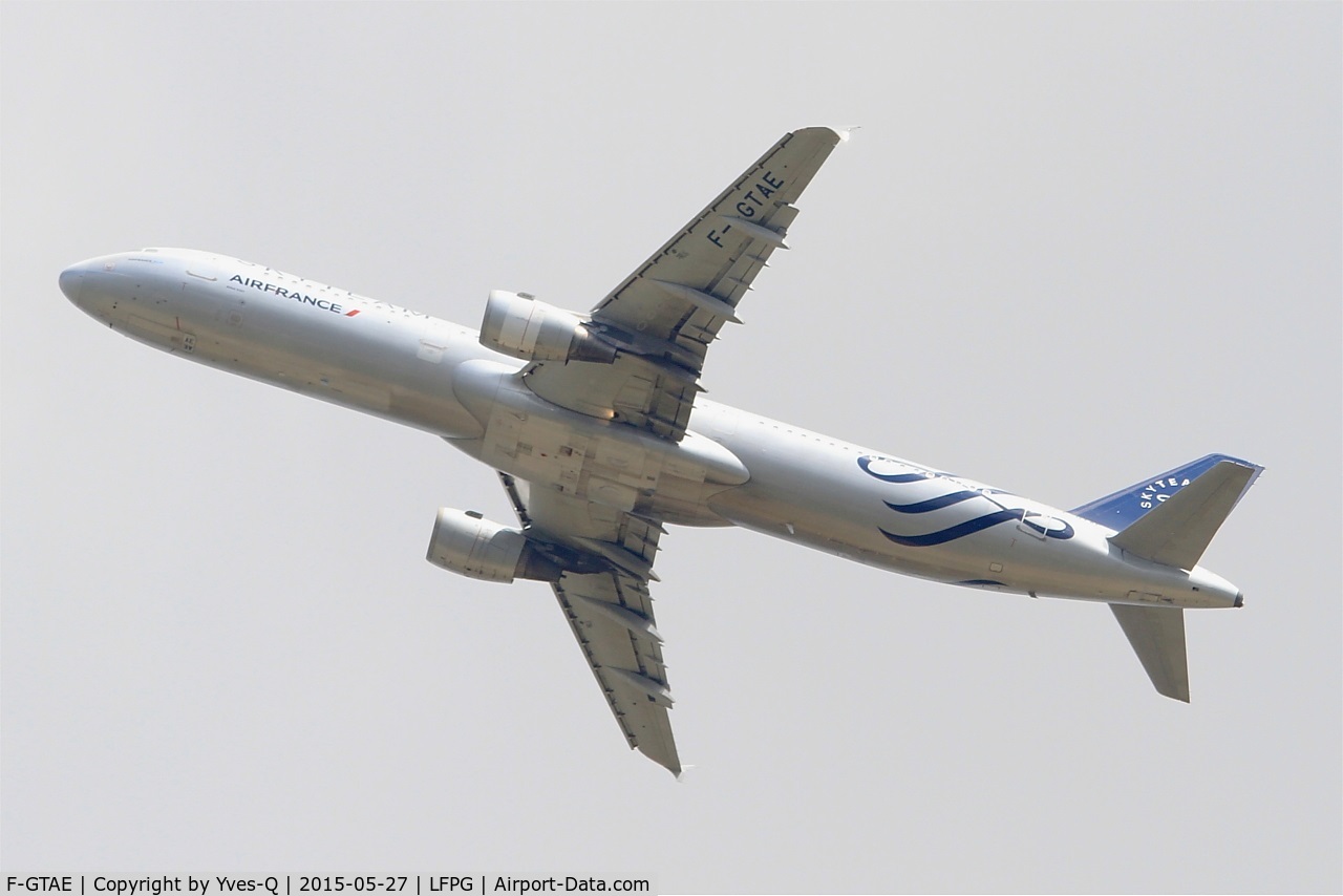 F-GTAE, 1998 Airbus A321-211 C/N 0796, Airbus A321-211, Take-off Rwy 27L, Roissy Charles De Gaulle Airport (LFPG-CDG)