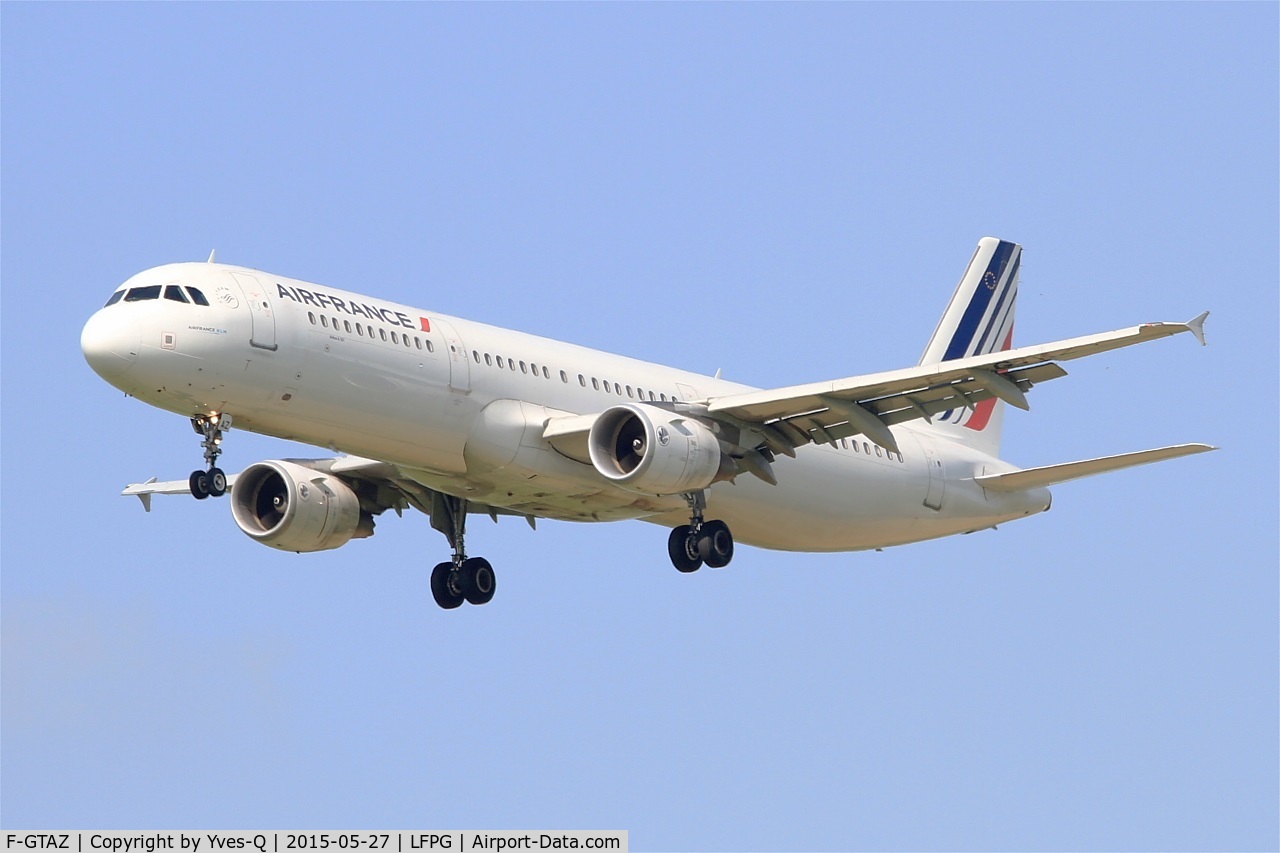 F-GTAZ, 2011 Airbus A321-212 C/N 4901, Airbus A321-211, Short approach rwy 27R, Roissy Charles De Gaulle Airport (LFPG-CDG)