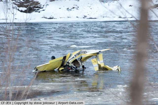 CF-JEX, 1973 American Aviation AA-1B C/N AA1B-0300, After the crash