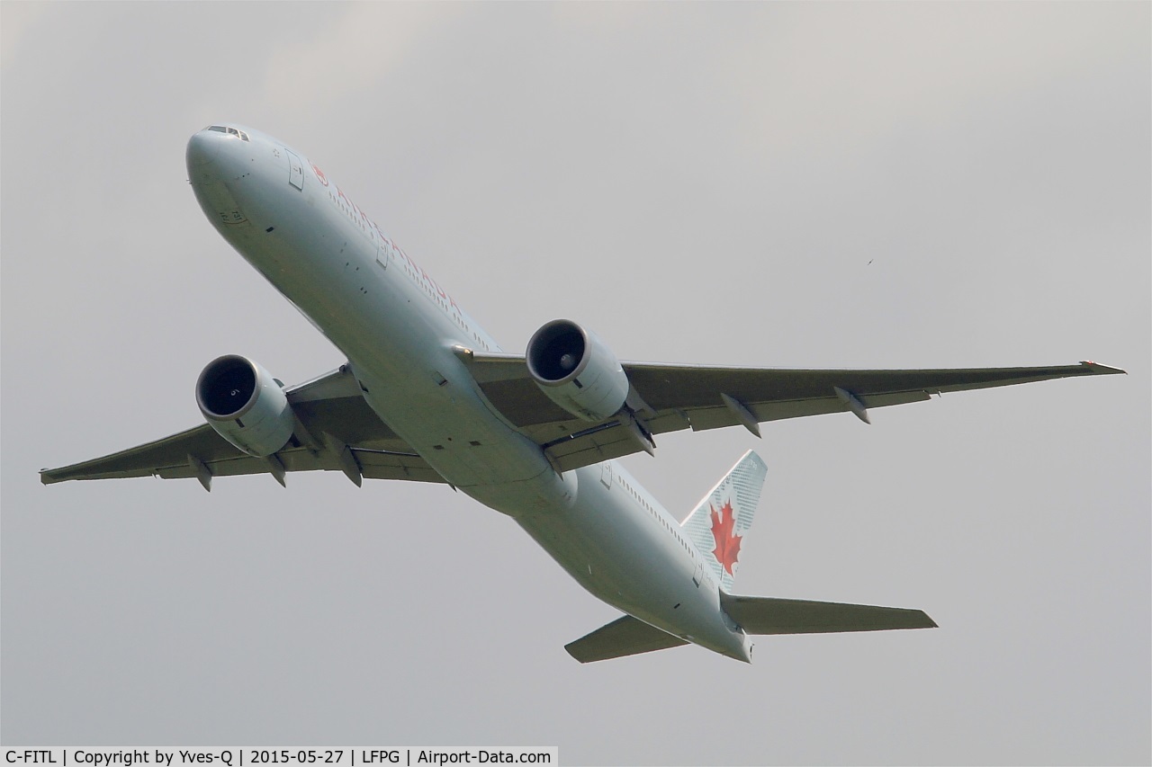 C-FITL, 2007 Boeing 777-333/ER C/N 35256, Boeing 777-333ER, Take off Rwy 27L, Roissy Charles De Gaulle Airport (LFPG-CDG)