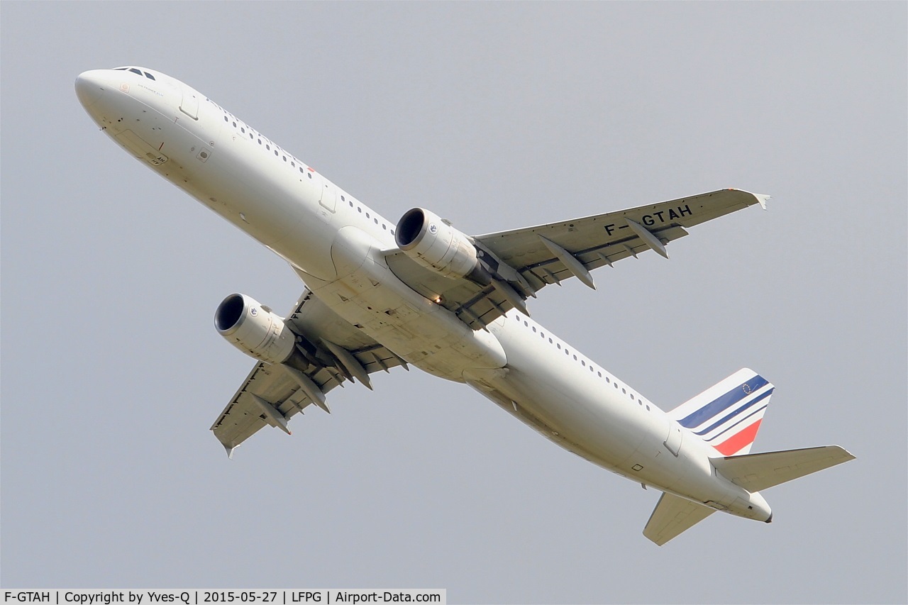 F-GTAH, 1999 Airbus A321-211 C/N 1133, Airbus A321-211, Take-off Rwy 27L, Roissy Charles De Gaulle Airport (LFPG-CDG)