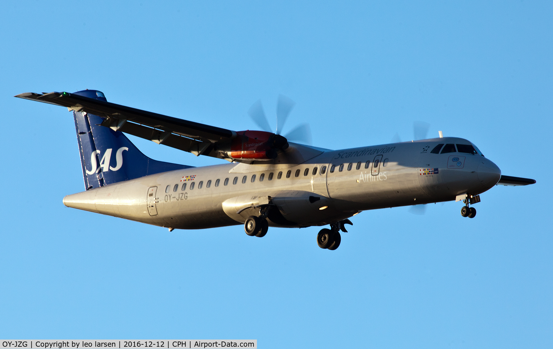 OY-JZG, 2014 ATR 72-600 (72-212A) C/N 1171, Copenhagen 12.12.16