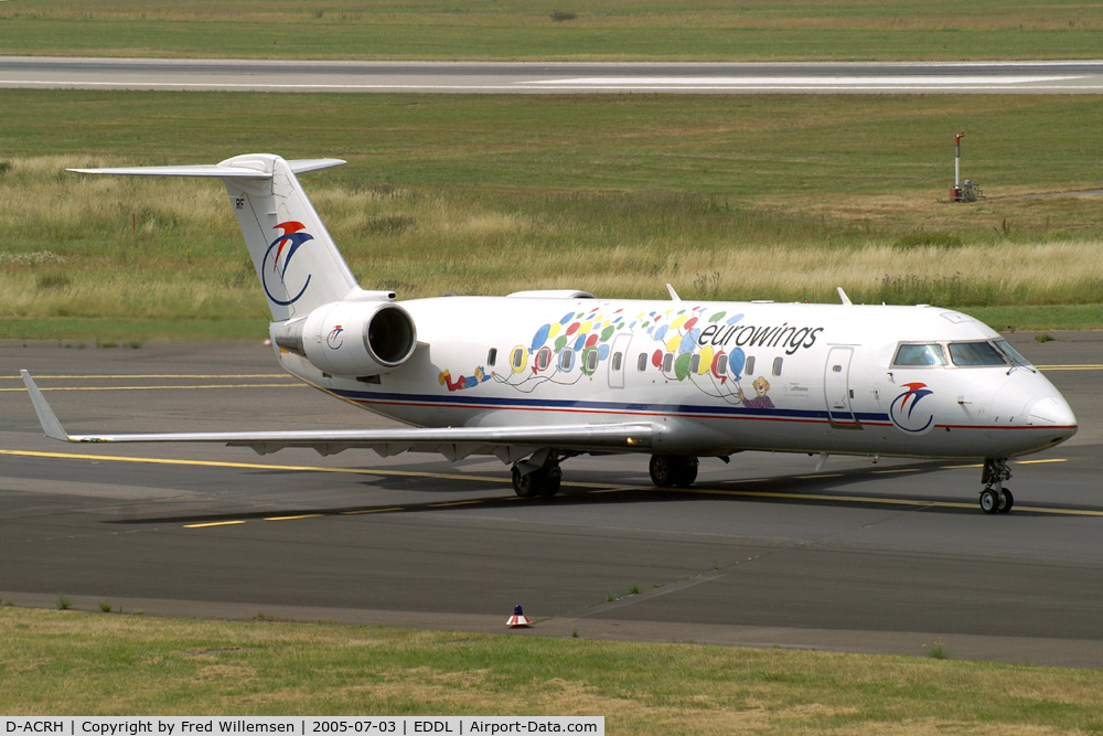 D-ACRH, 2002 Canadair CRJ-200LR (CL-600-2B19) C/N 7738, Eurowings