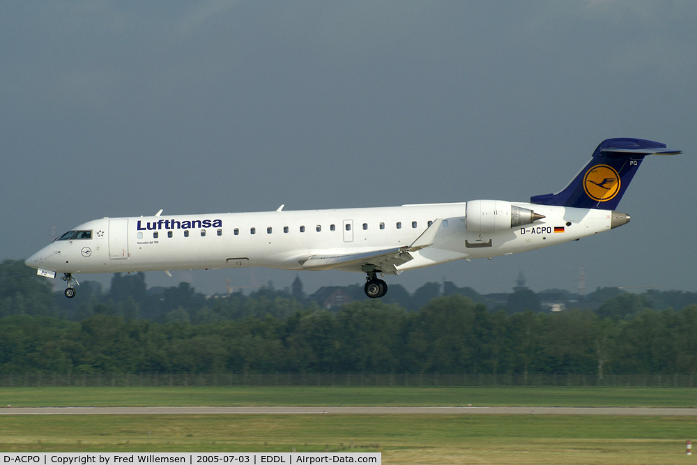 D-ACPO, 2003 Canadair CRJ-701ER (CL-600-2C10) Regional Jet C/N 10085, Lufthansa