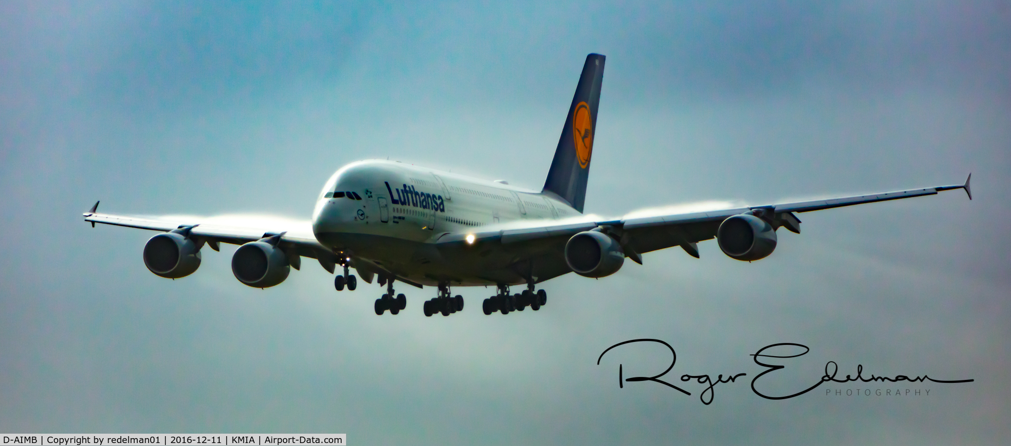 D-AIMB, 2010 Airbus A380-841 C/N 041, Taken @ KMIA