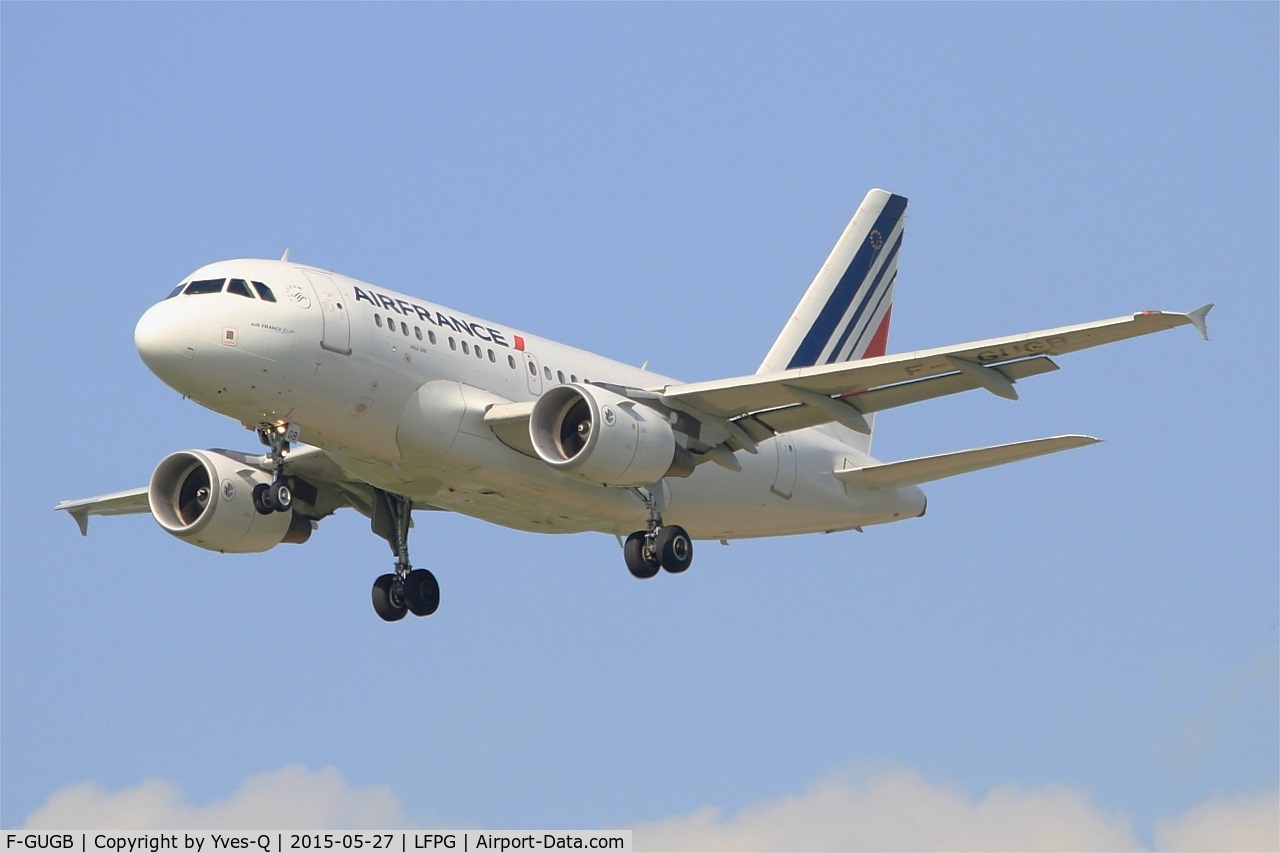 F-GUGB, 2003 Airbus A318-111 C/N 2059, Airbus A318-111, Short approach rwy 26L, Paris-Roissy Charles De Gaulle airport (LFPG-CDG)