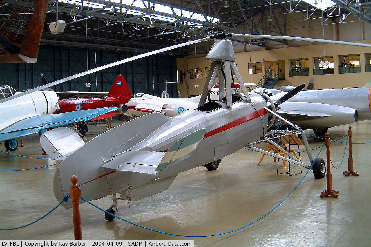 LV-FBL, Avro 671 Rota I (Cierva C-30A) C/N 1031, Cierva C.30A Rota 1 [1031] (Museo Nacional de Aeronautica (Argentina)) Buenos Aires-Moron~LV 09/04/2004