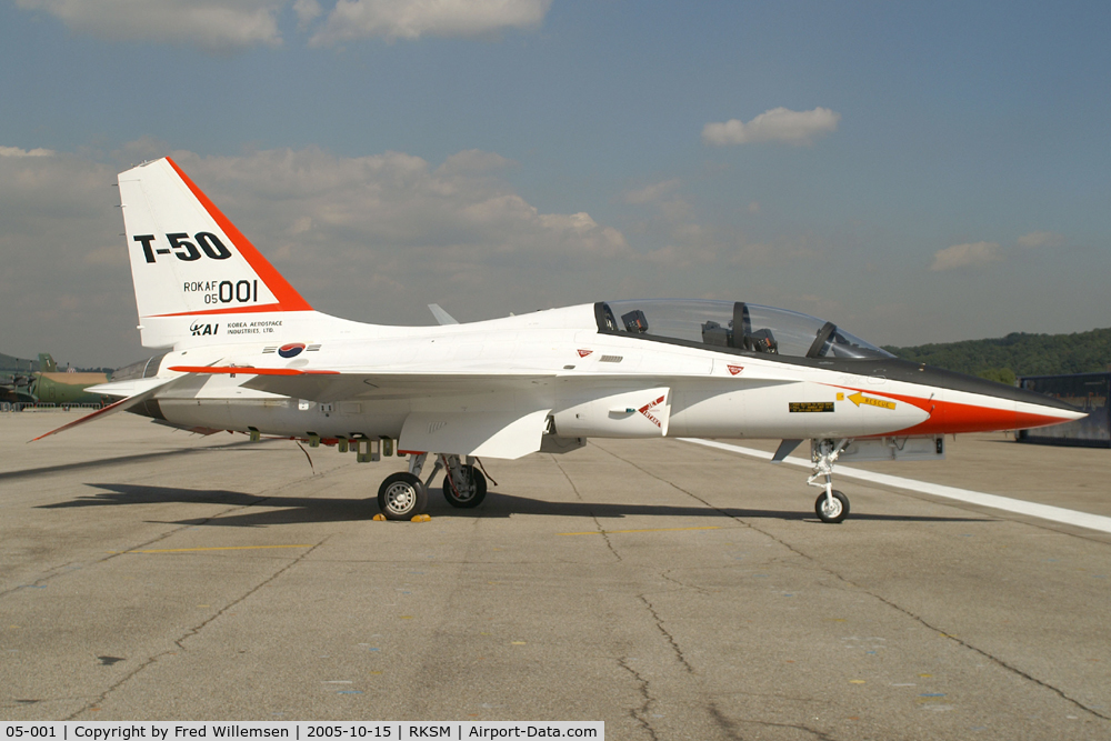 05-001, 2005 Korean Aerospace Industries T-50 Golden Eagle C/N KA-001, PROTOTYPE
