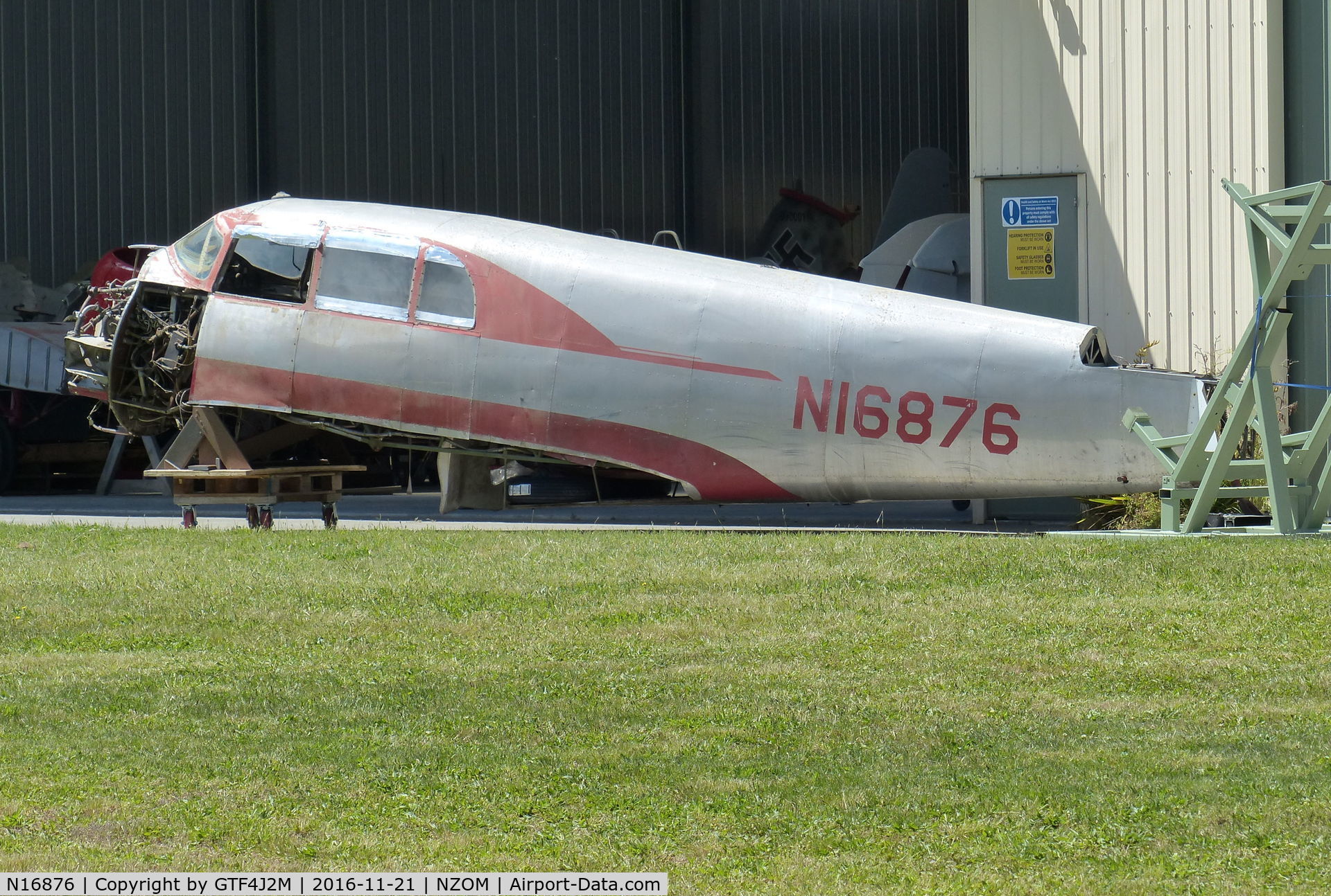 N16876, 1937 Fairchild F-45 C/N 4012, N16876 at Omarka 21.11.16