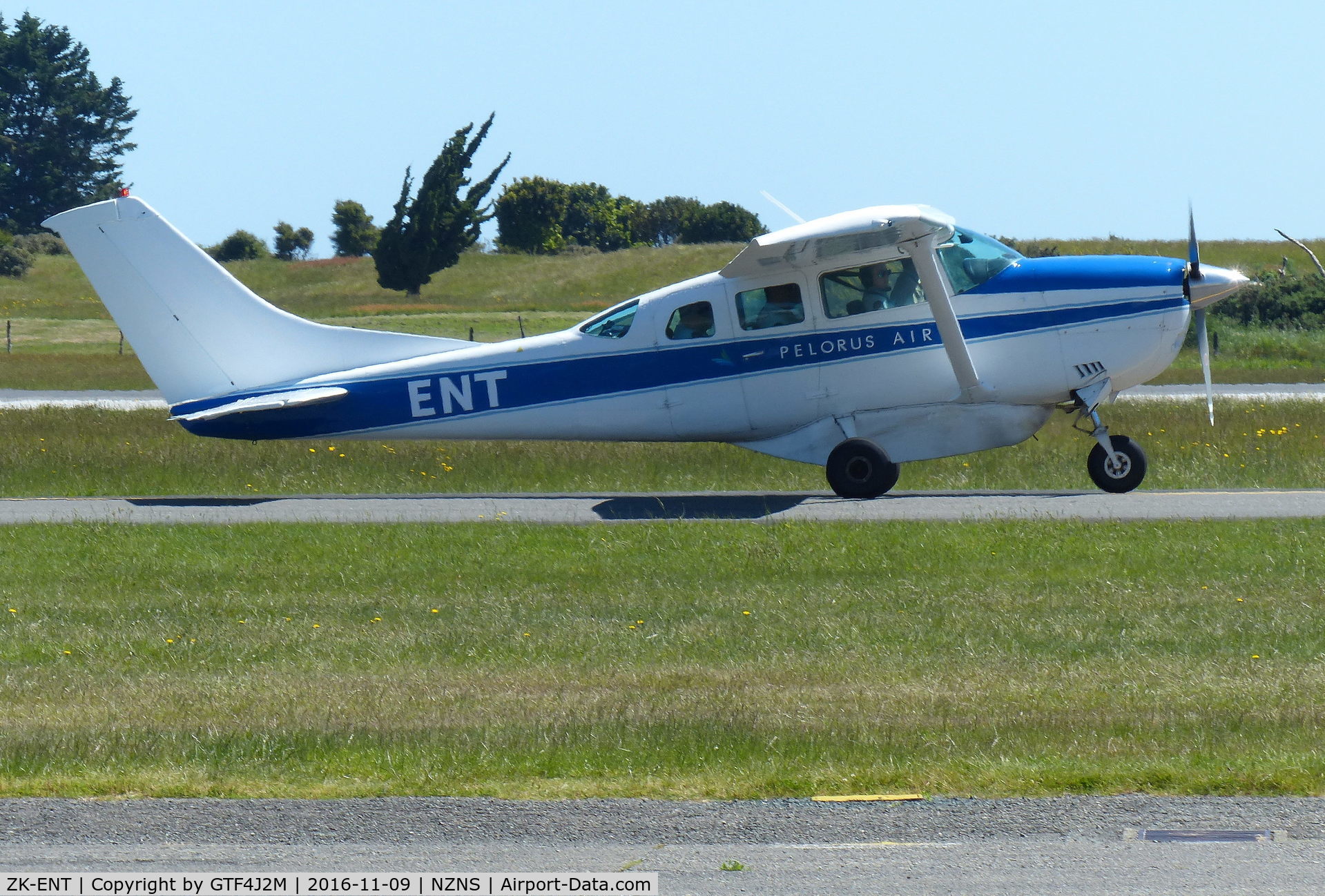 ZK-ENT, Cessna U206G Stationair C/N U20603667, ZK-ENT of Pelorus Air at Nelson 9.11.16
