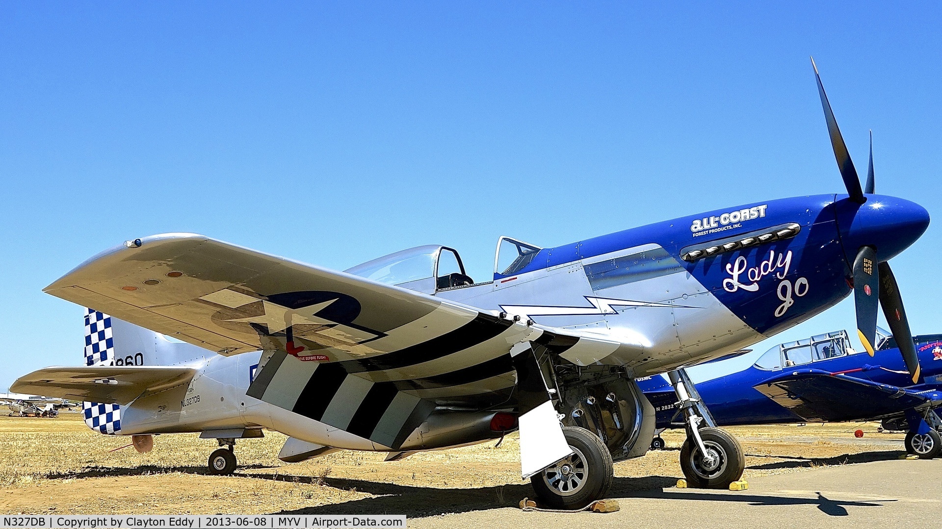 N327DB, 1944 North American P-51D Mustang C/N 44-84860, Marysville airshow. 2012?