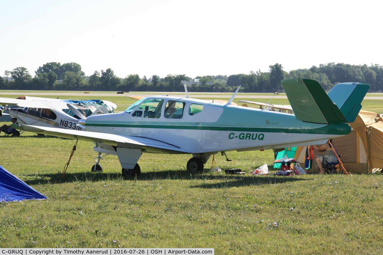 C-GRUQ, 1958 Beech J35 Bonanza C/N D-5615, 1958 Beech J35, c/n: D 5615