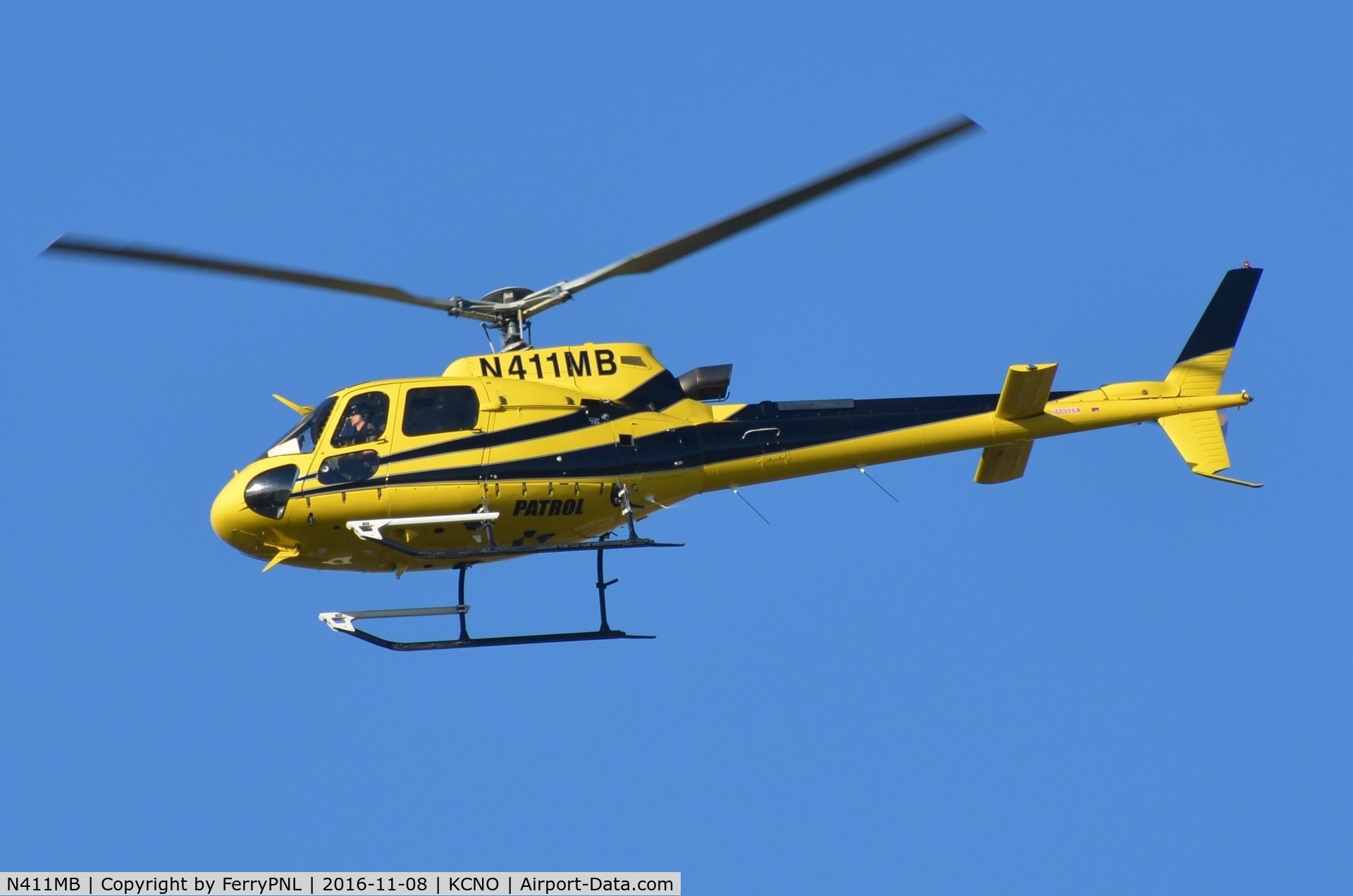 N411MB, 2000 Eurocopter AS-350B-3 Ecureuil Ecureuil C/N 3309, AS350 during flight training