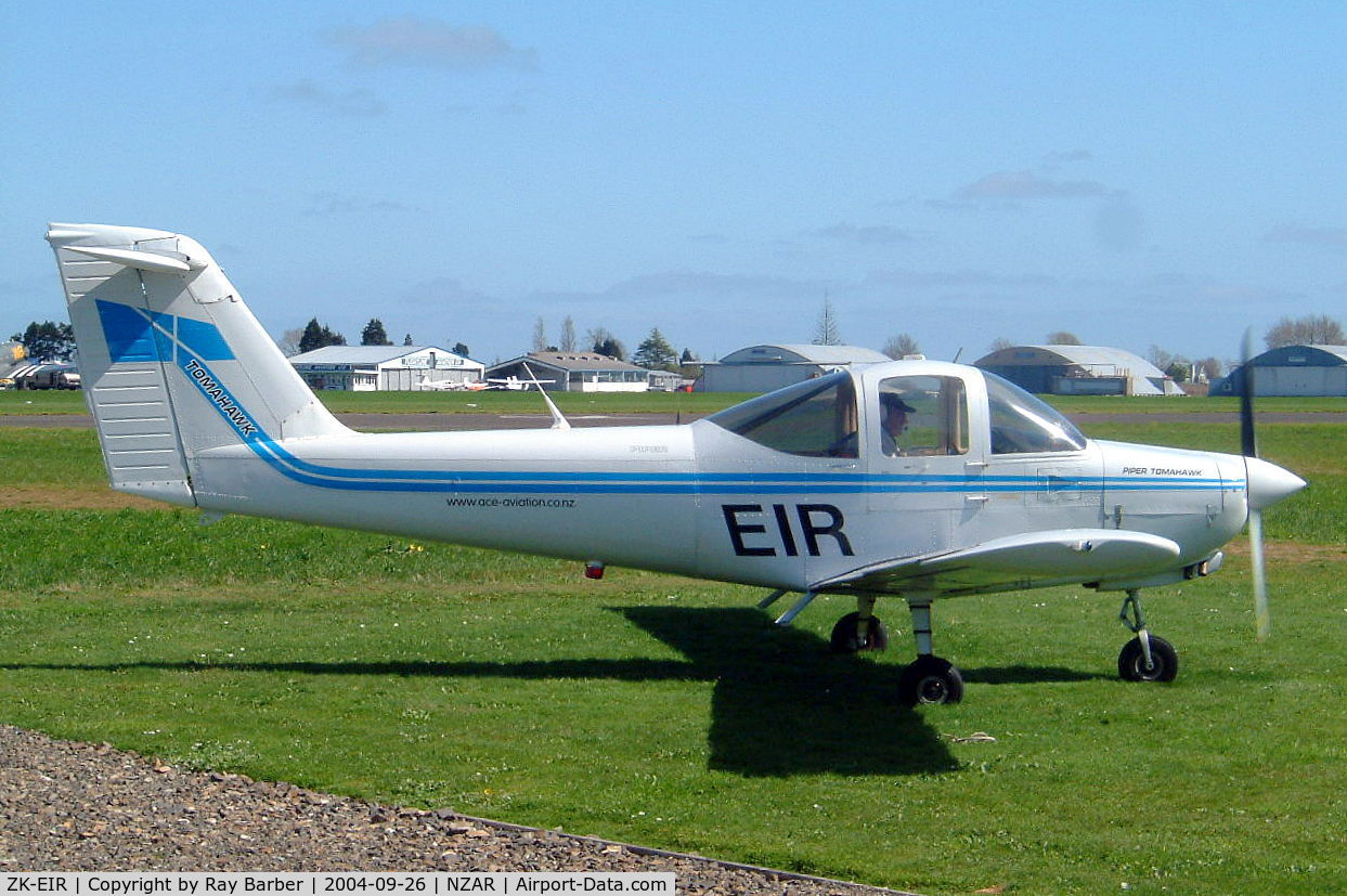ZK-EIR, Piper PA-38-112 Tomahawk Tomahawk C/N 38-79A0219, Piper PA-38-112 Tomahawk [38-79A0219] (Ace Aviation  Co NZ) Auckland-Ardmore~ZK 26/09/2004