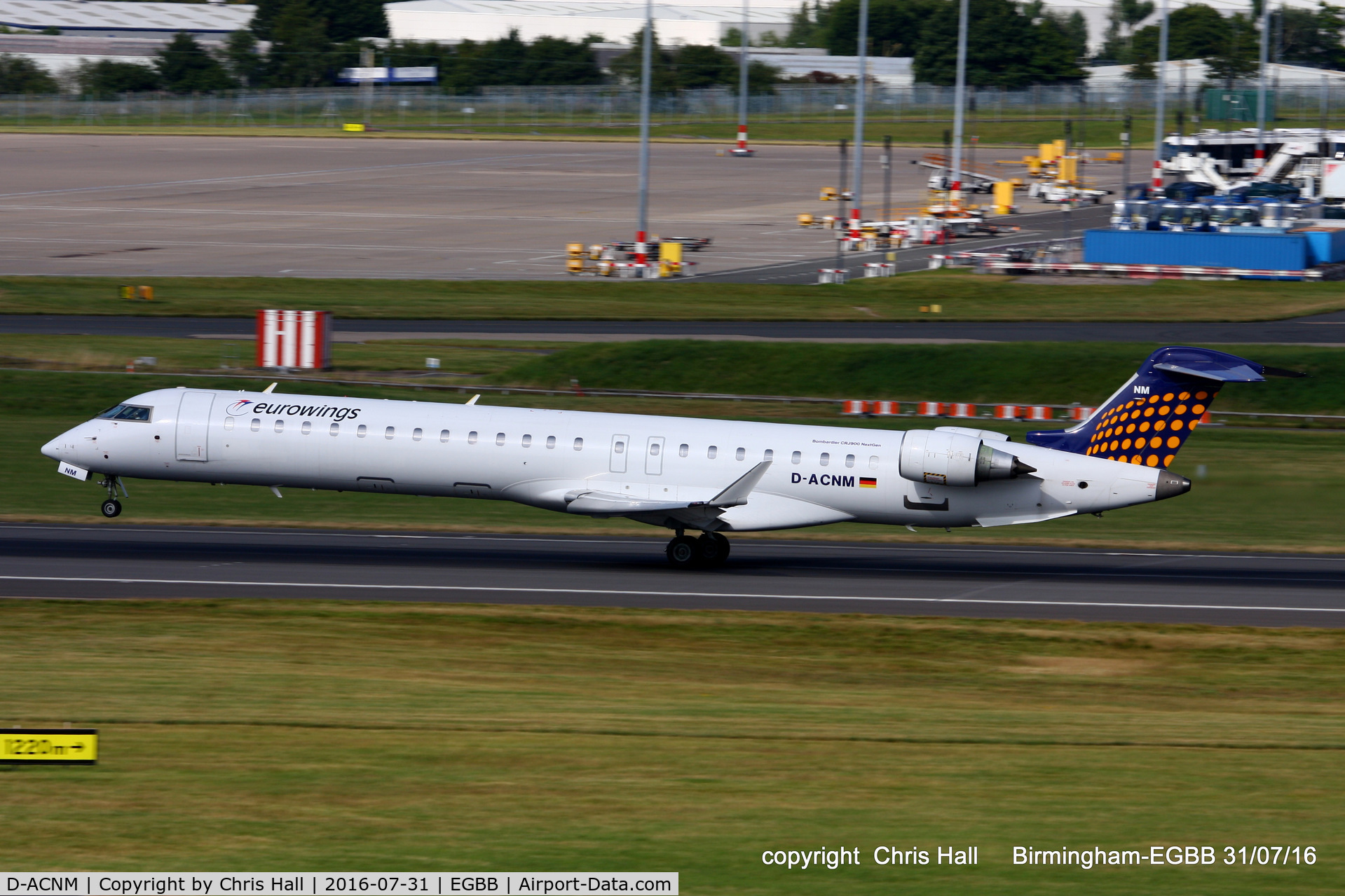 D-ACNM, 2010 Bombardier CRJ-900LR (CL-600-2D24) C/N 15253, Eurowings