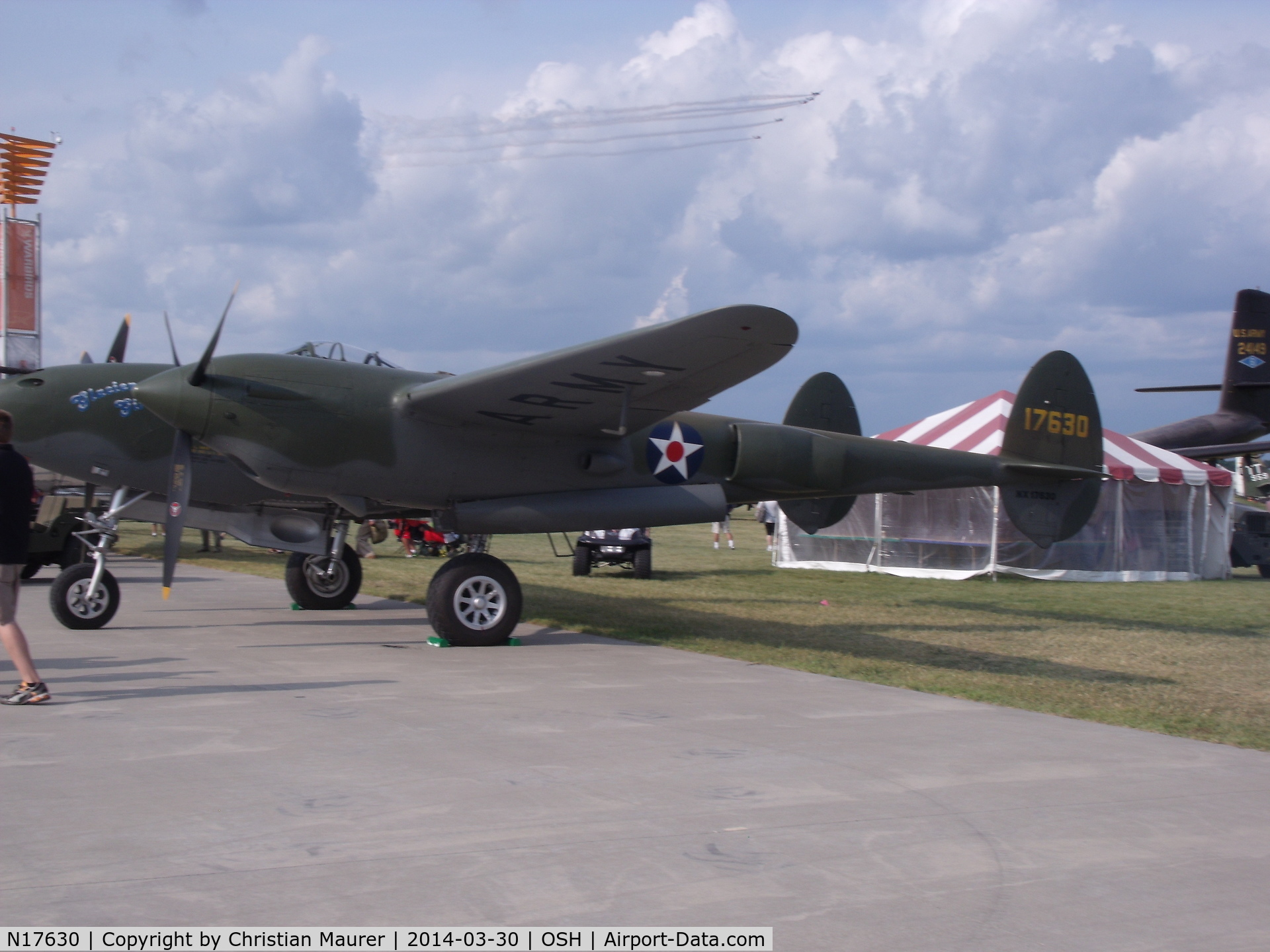 N17630, 1941 Lockheed P-38F C/N 41-7630 (222-5757), Glacier Girl