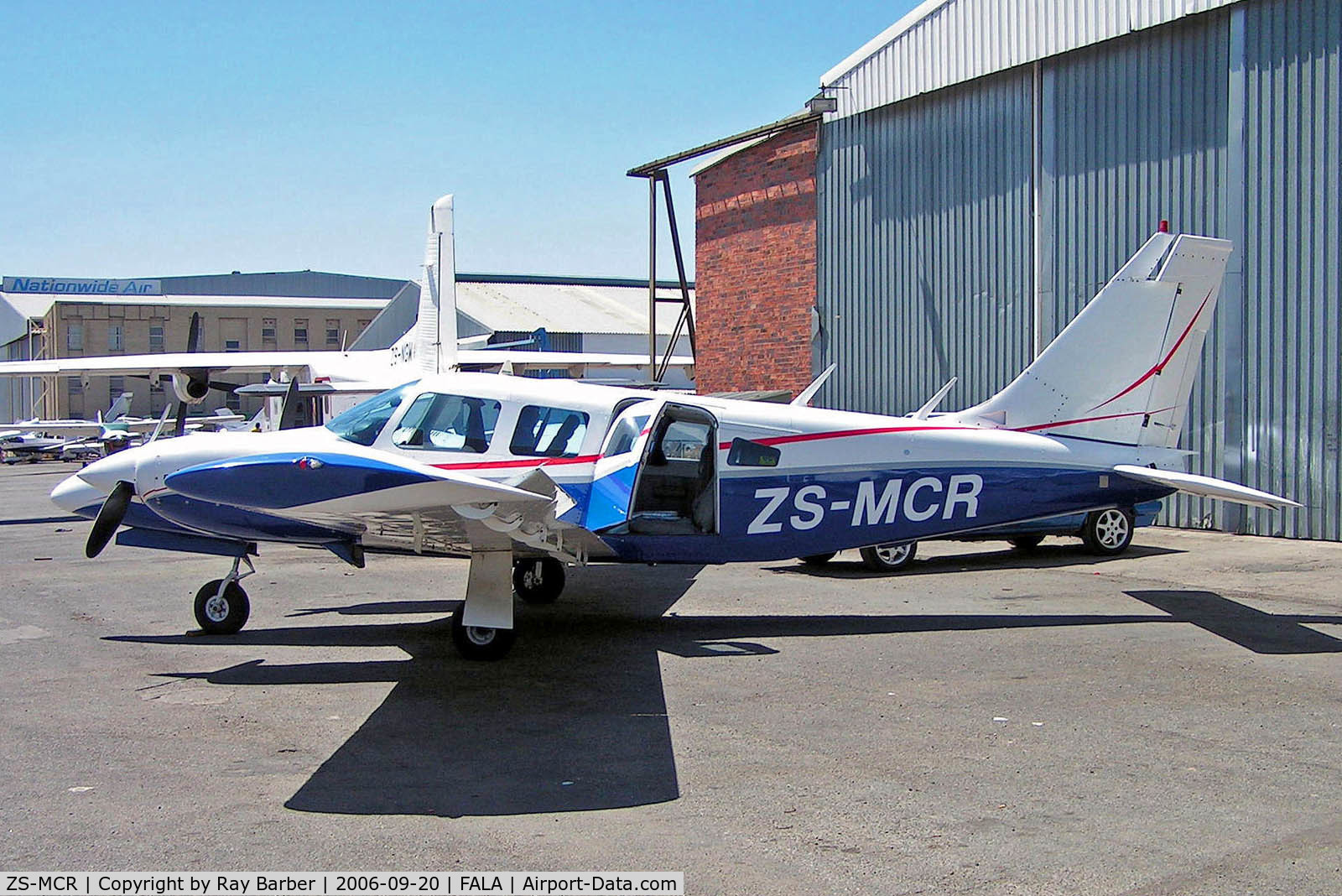 ZS-MCR, Piper PA-34-200T C/N 347570078, Piper PA-34-200T Seneca II [34-7570078] Lanseria~ZS 20/09/2006