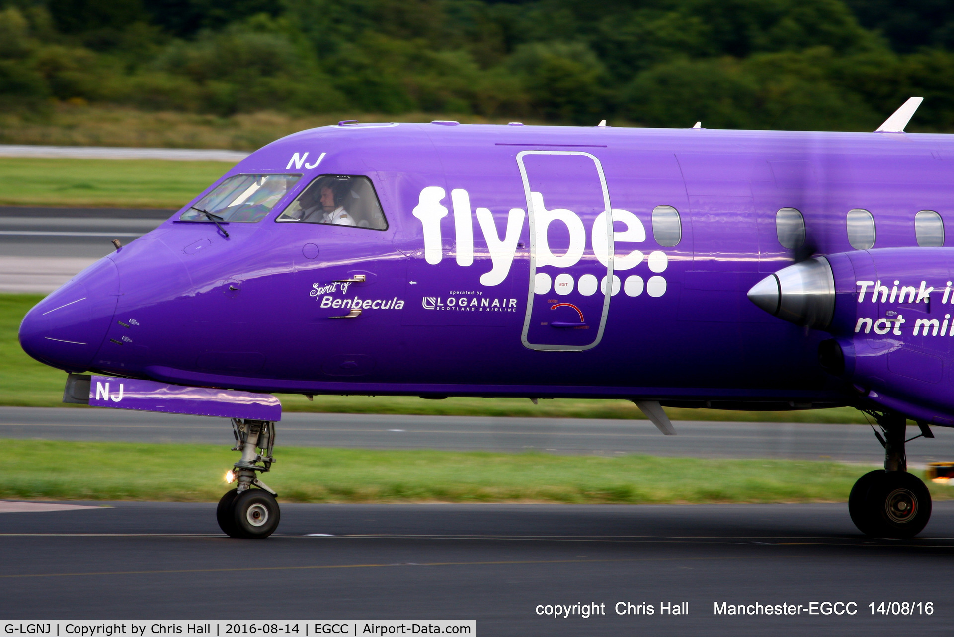 G-LGNJ, 1989 Saab 340B C/N 340B-173, 