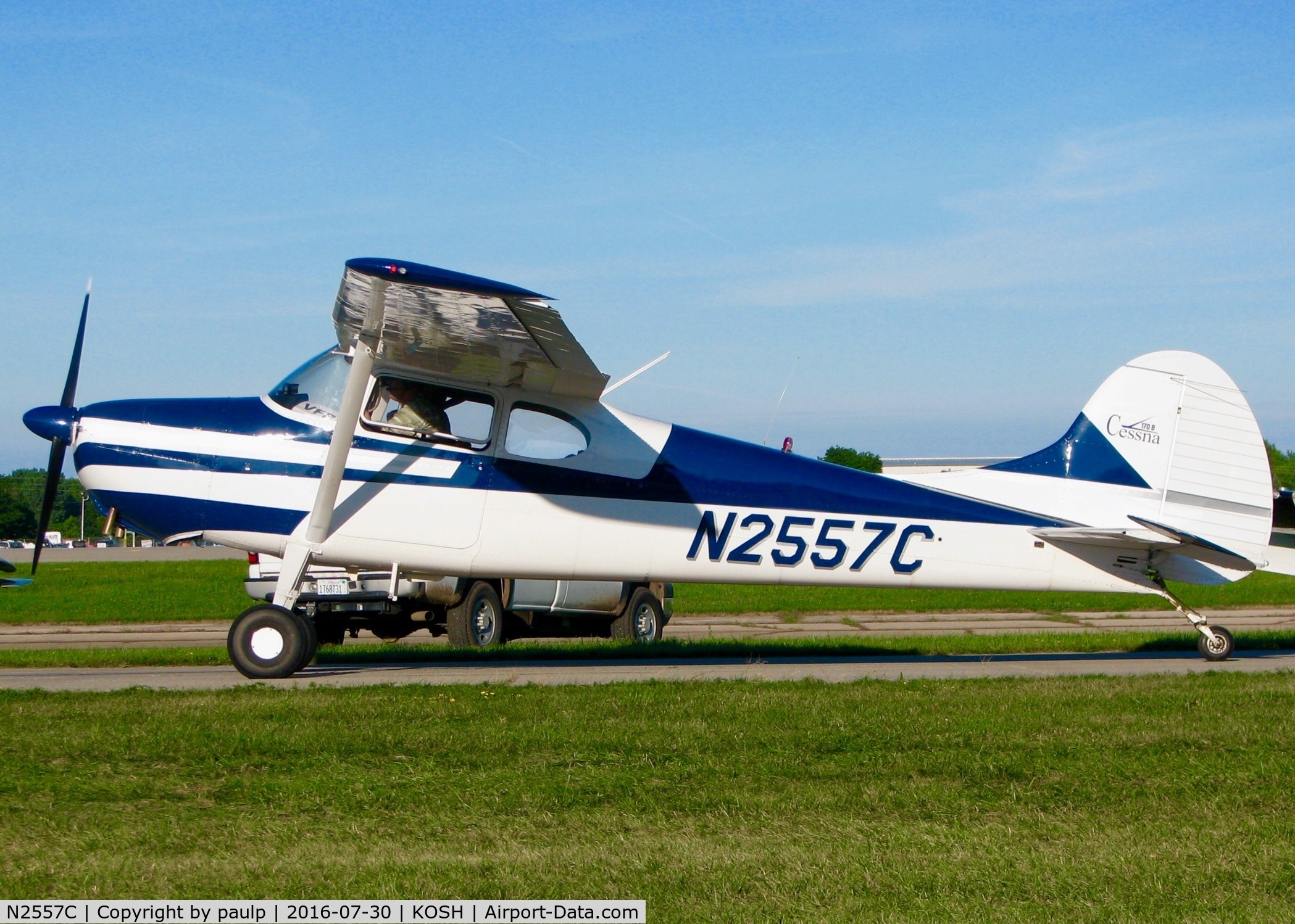 N2557C, 1954 Cessna 170B C/N 26201, At Oshkosh.