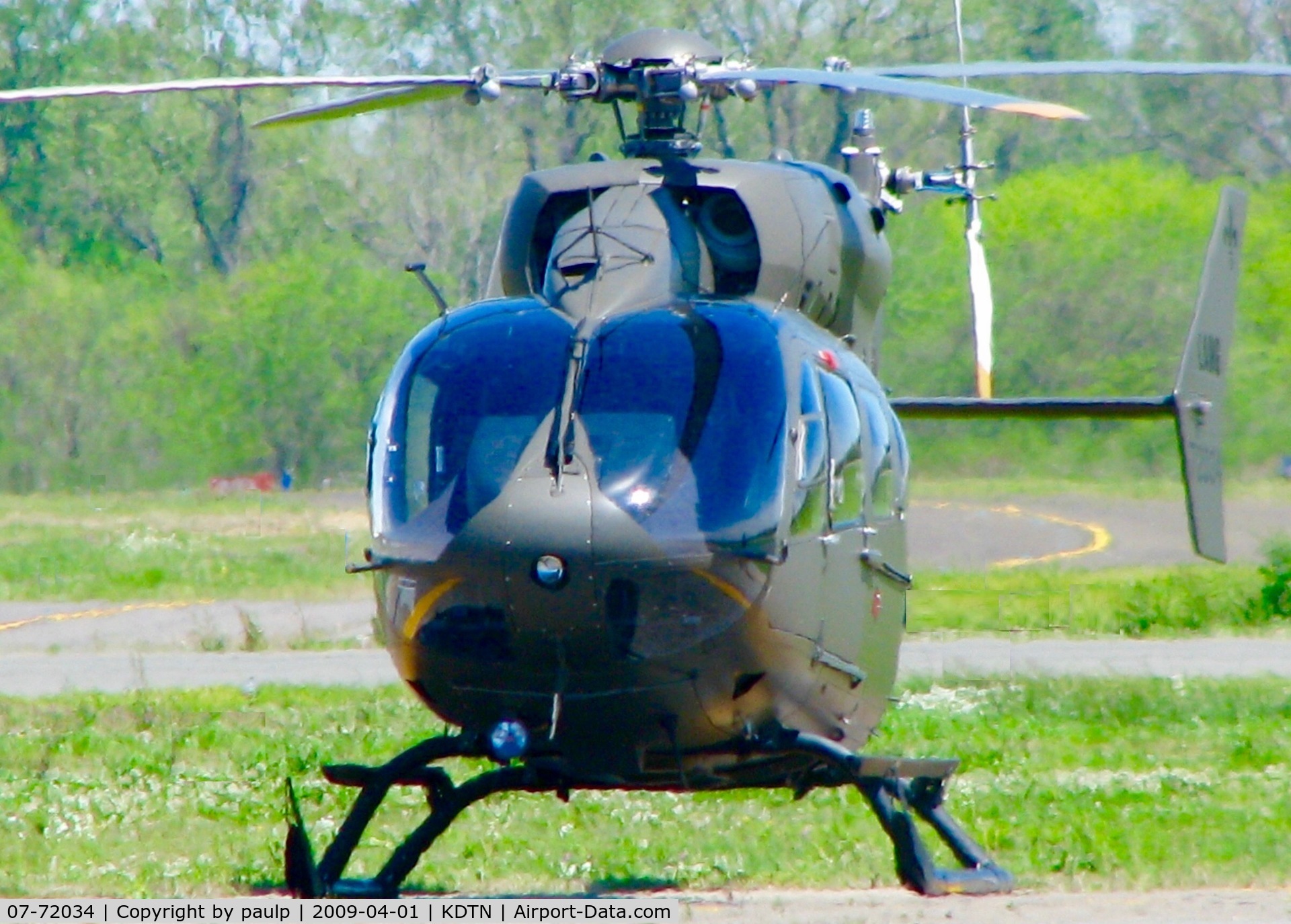 07-72034, 2007 Eurocopter UH-72A Lakota C/N 9170, At Downtown Shreveport.
