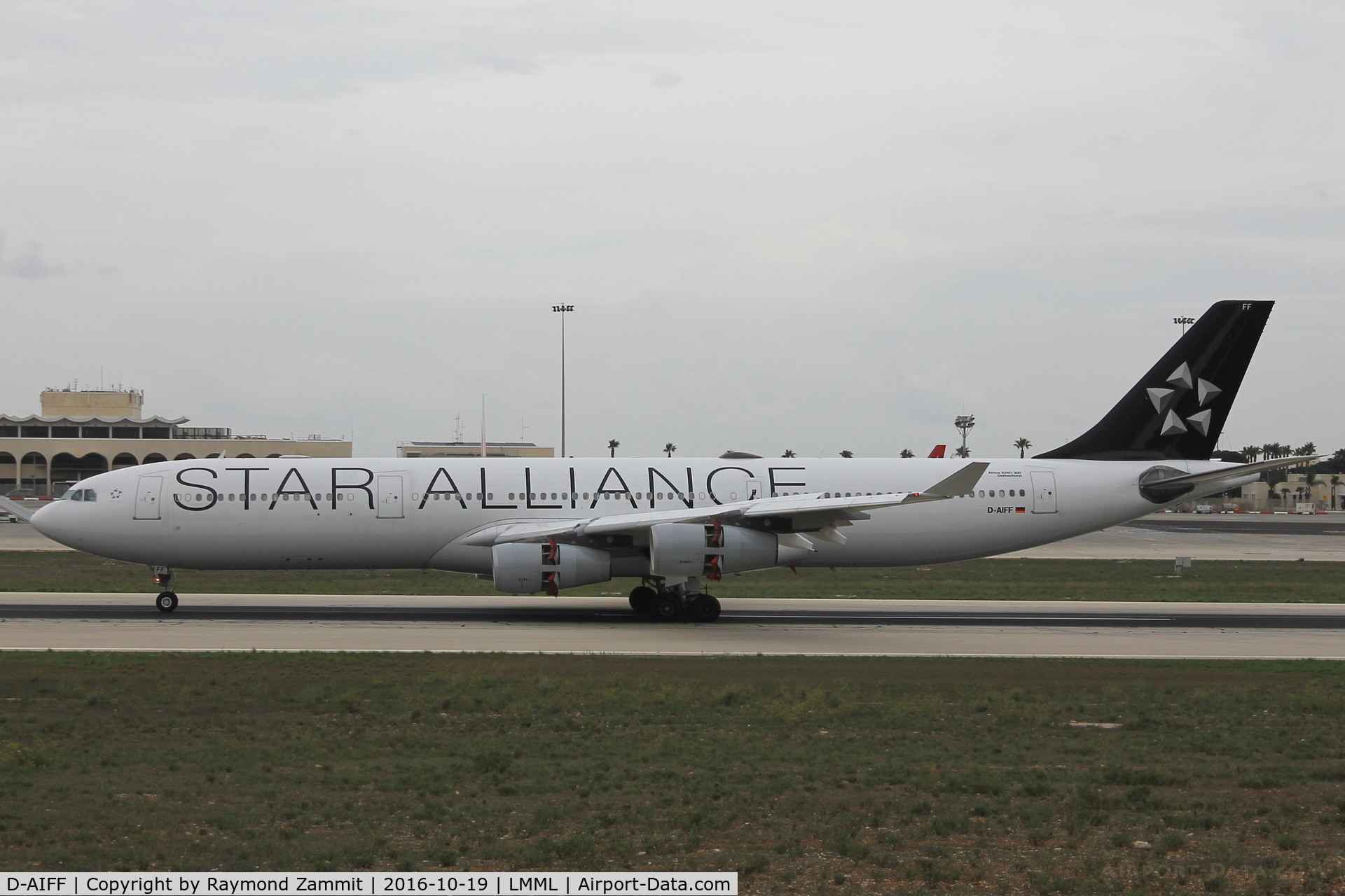 D-AIFF, 2001 Airbus A340-313X C/N 447, A340 D-AIFF Lufthansa StarAlliance
