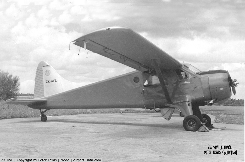 ZK-AVL, 1951 De Havilland Canada DHC-2 Beaver C/N 148, James Aviation Ltd., Hamilton  1952