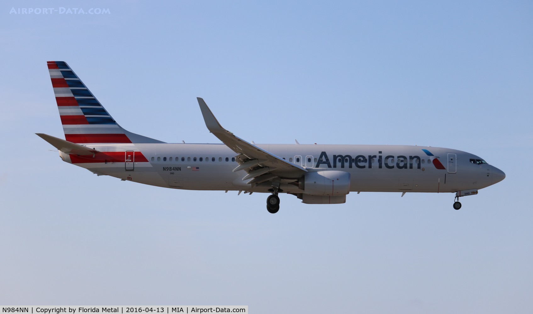 N984NN, 2015 Boeing 737-823 C/N 31234, American