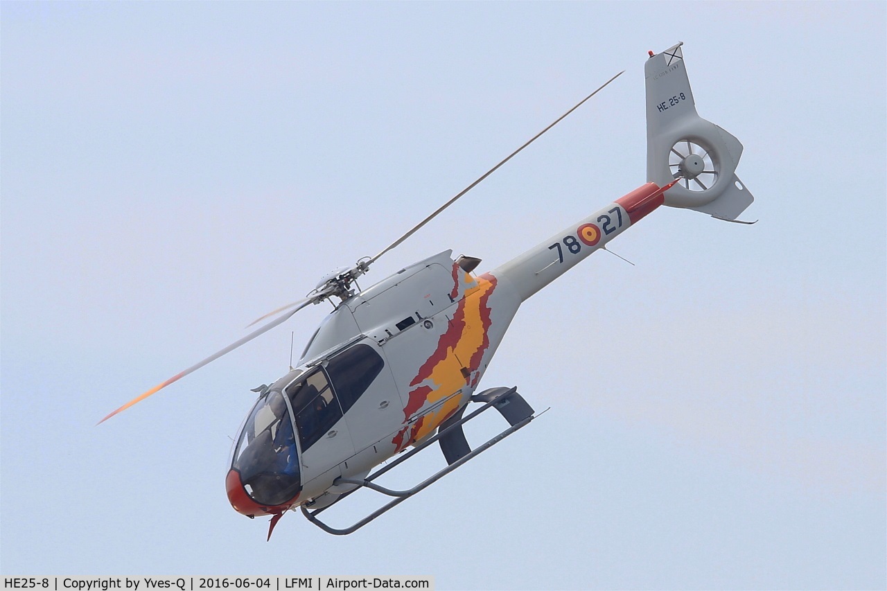 HE25-8, Eurocopter EC-120B Colibri C/N 1197, Spanish ASPA Team Eurocopter EC-120B Colibri, On display, Istres-Le Tubé Air Base 125 (LFMI-QIE) open day 2016