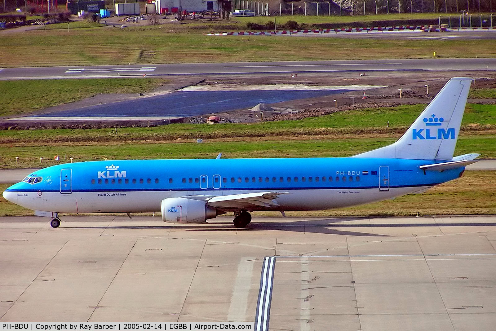 PH-BDU, 1990 Boeing 737-406 C/N 24857, Boeing 737-406 [24857] (KLM Royal Dutch Airlines) Birmingham Int'l~G 09/02/2005