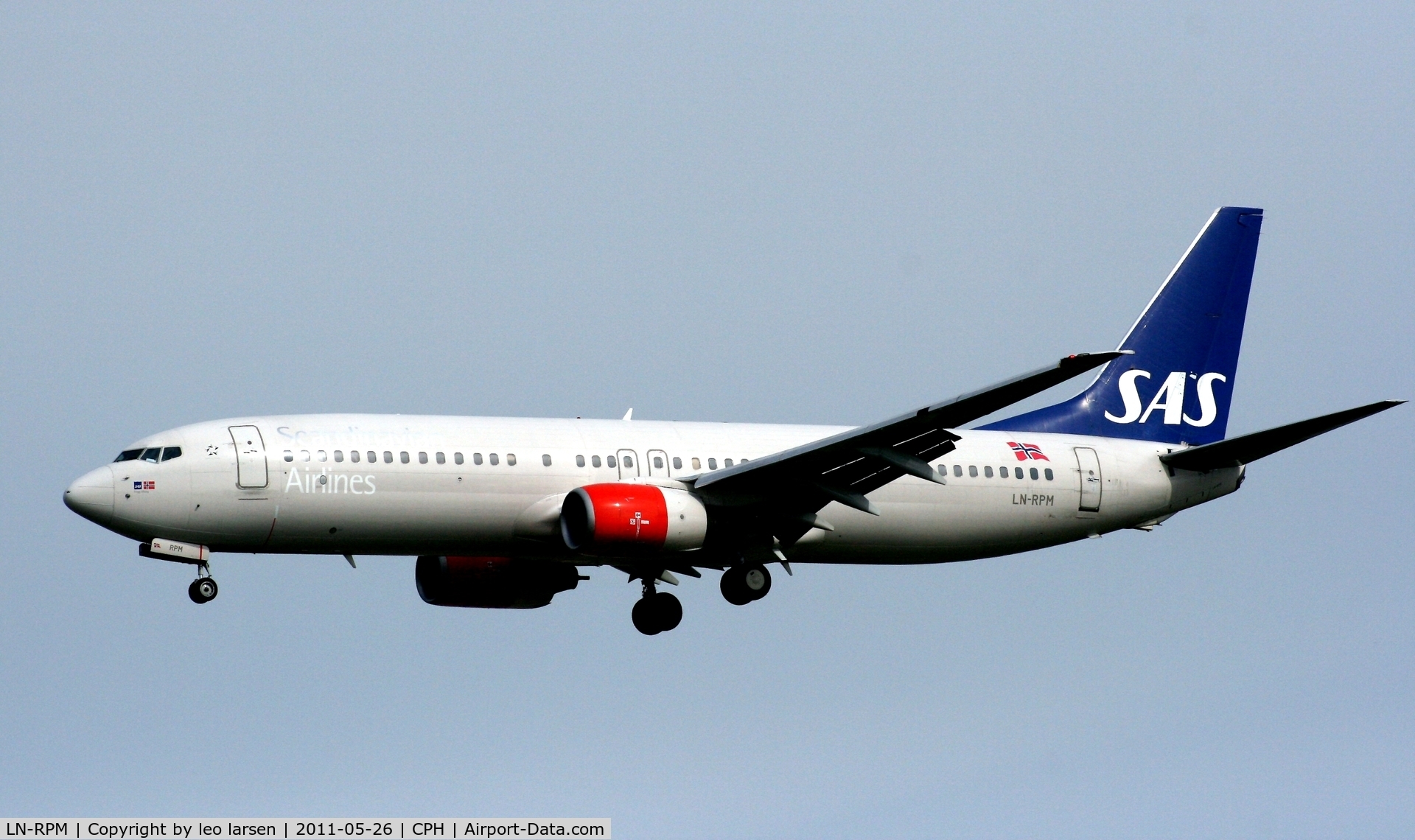 LN-RPM, 2000 Boeing 737-883 C/N 30195, Copenhagen 26.5.11