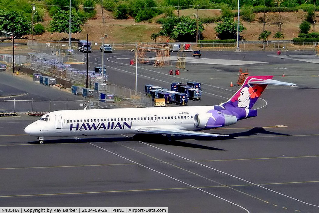 N485HA, 2001 Boeing 717-22A C/N 55130, Boeing 717-22A [55130] (Hawaiian Airlines) Honolulu-Int'l~N 29/09/2004