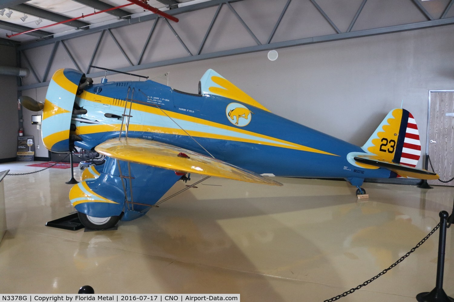 N3378G, 1933 Boeing P-26 Peashooter C/N 33123, P-26 Peashooter