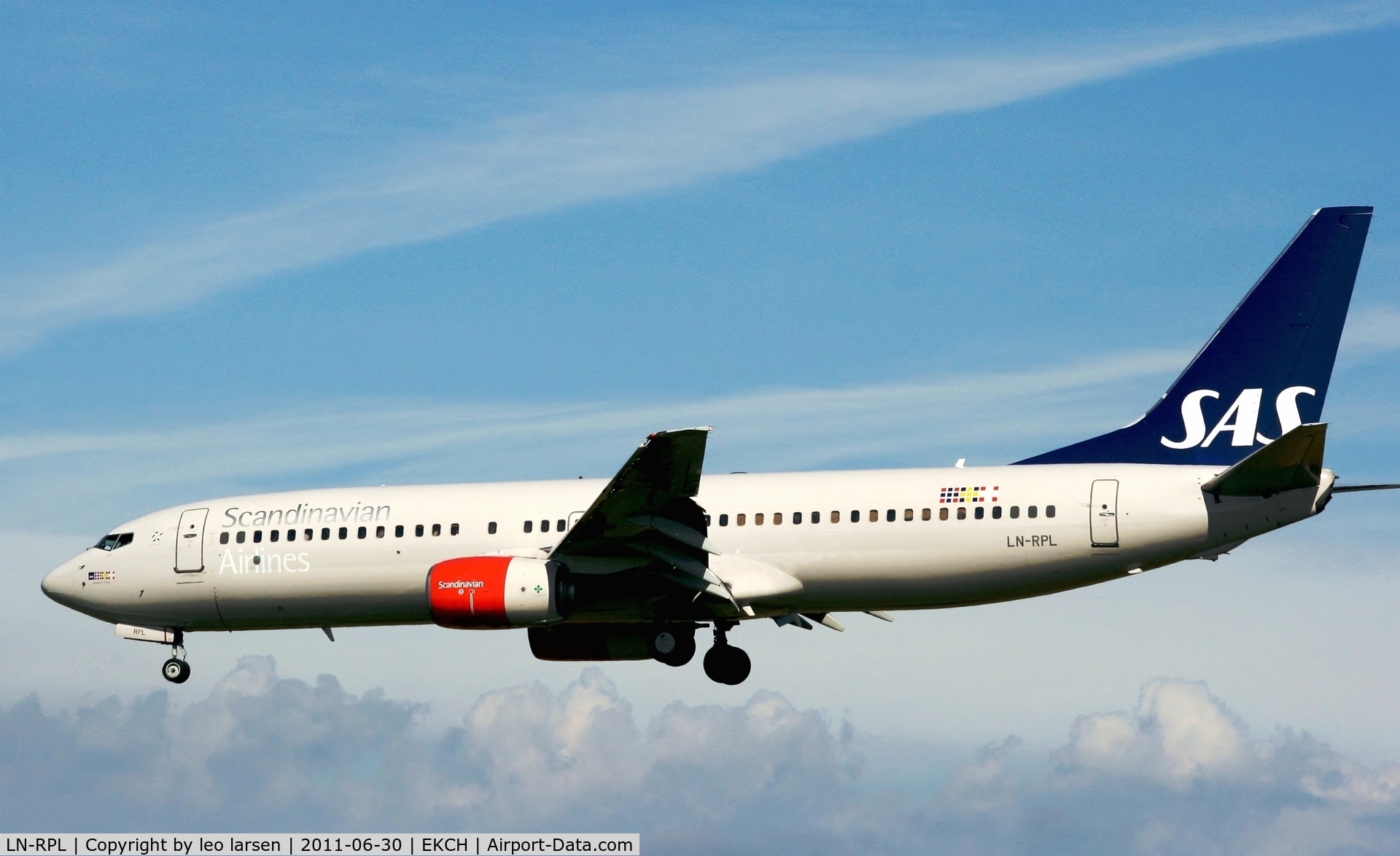 LN-RPL, 2000 Boeing 737-883 C/N 30469, Copenhagen 30.6.11