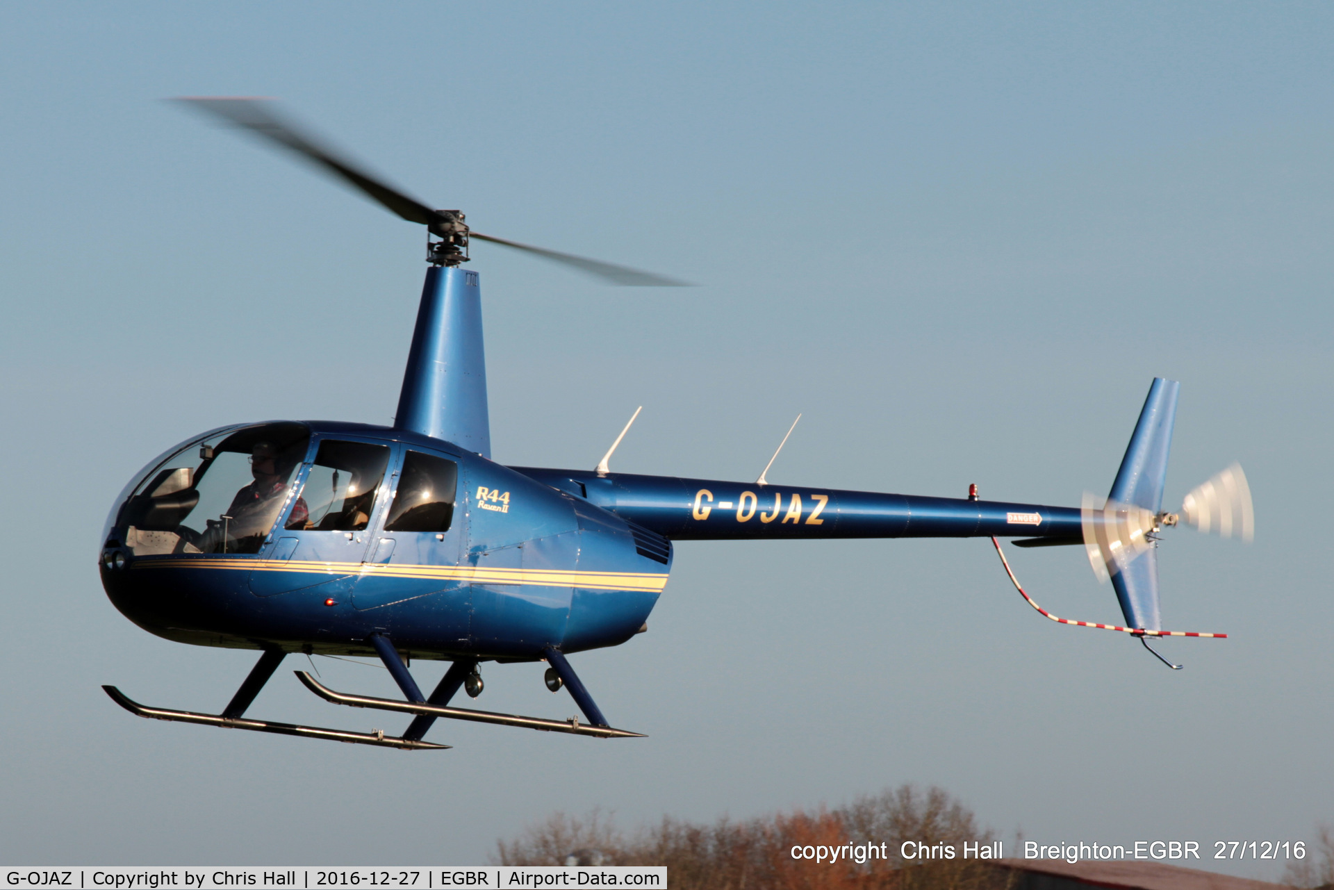 G-OJAZ, 2006 Robinson R44 Raven II C/N 11216, at Breighton