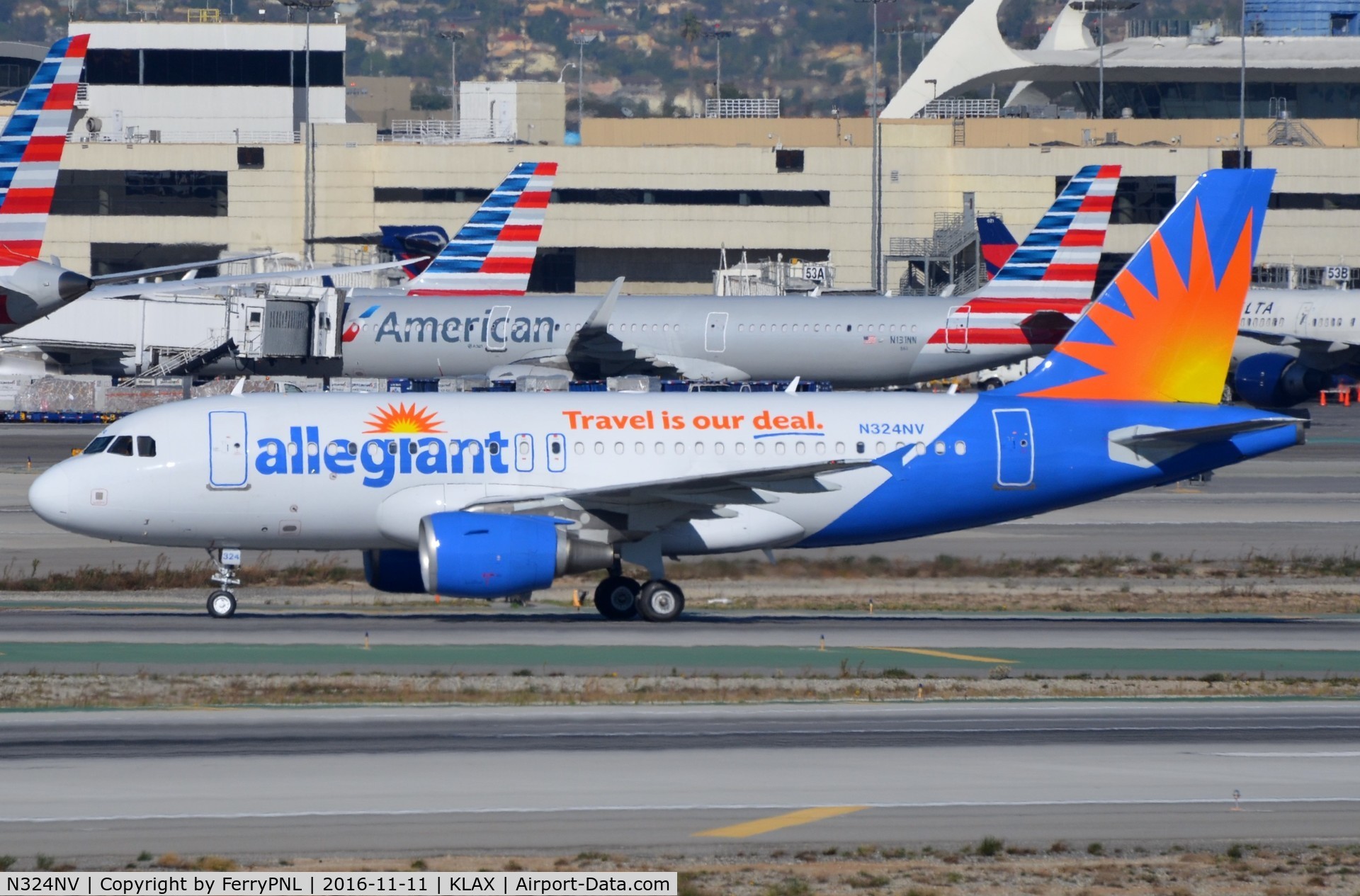 N324NV, 2006 Airbus A319-111 C/N 2709, Allegiant A319, formally operated by Easyjet as G-EZAE