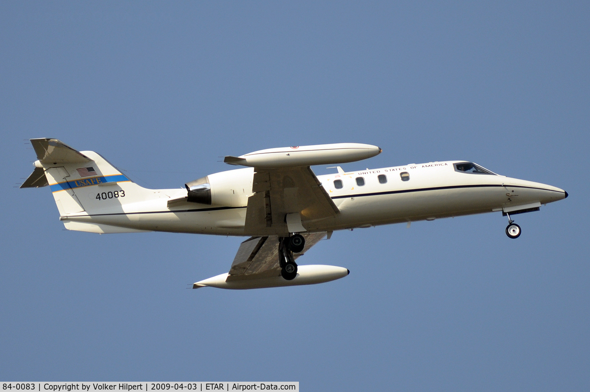84-0083, 1984 Gates Learjet C-21A C/N 35A-529, at rms