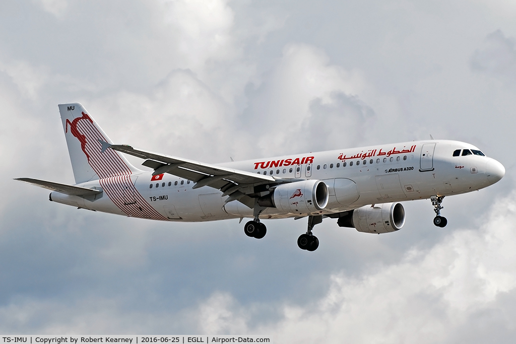 TS-IMU, 2013 Airbus A320-214 C/N 5474, Arriving 27R