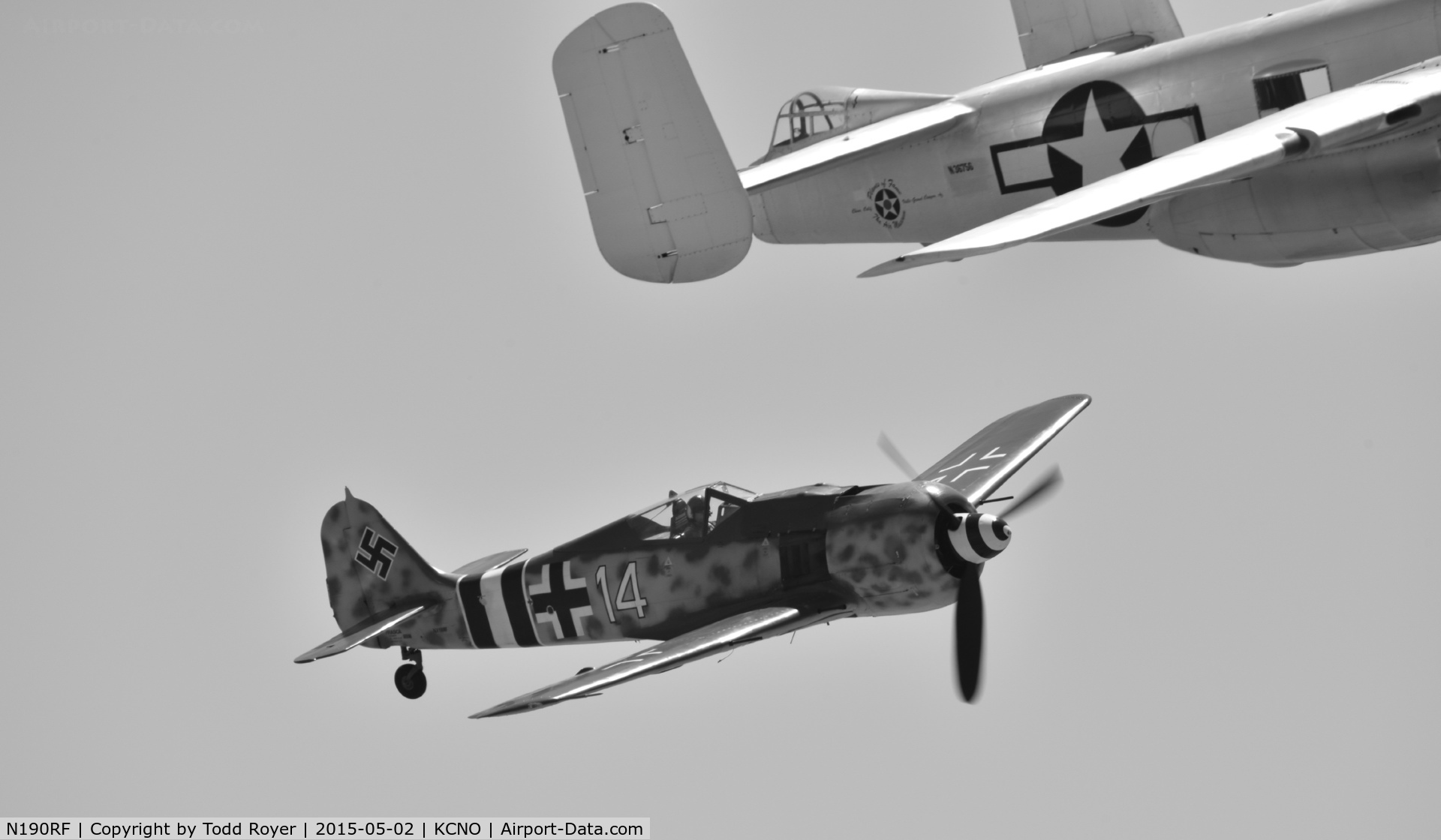 N190RF, Focke-Wulf Fw-190A-9 C/N 980 574, Planes of fame airshow