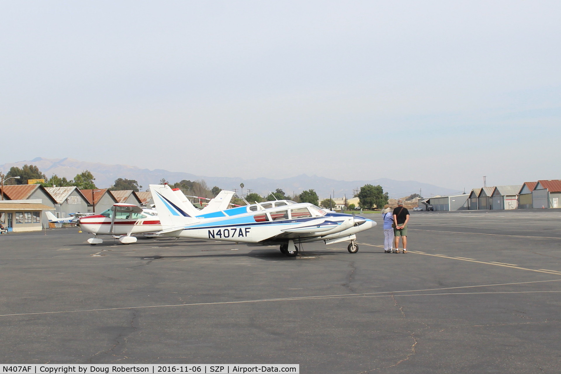 N407AF, 1966 Piper PA-30 Twin Comanche Twin Comanche C/N 30-1285, 1966 Piper PA-30 TWIN COMANCHE, two Lycoming O-320s 160 Hp each