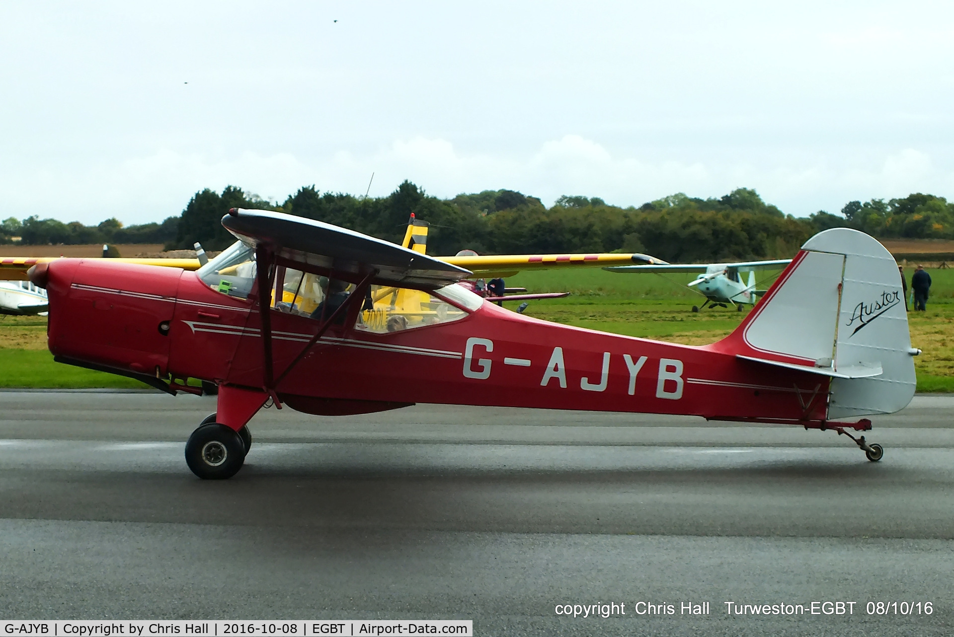 G-AJYB, 1945 Taylorcraft J-1N Alpha C/N 847, at Turweston