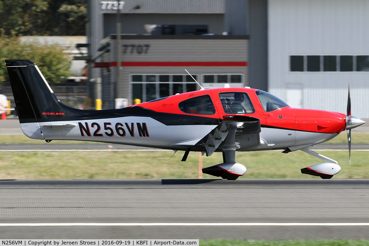 N256VM, 2014 Cirrus SR22T C/N 0887, boeing field