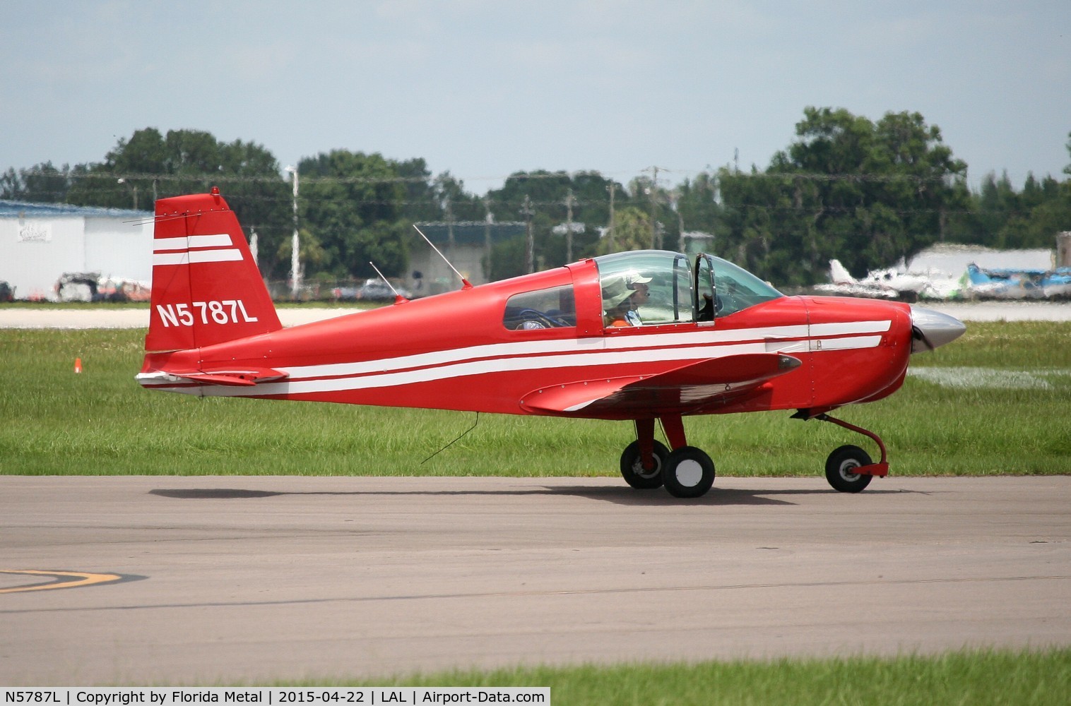 N5787L, 1969 American AA-1 Yankee C/N AA1-0187, American AA-1