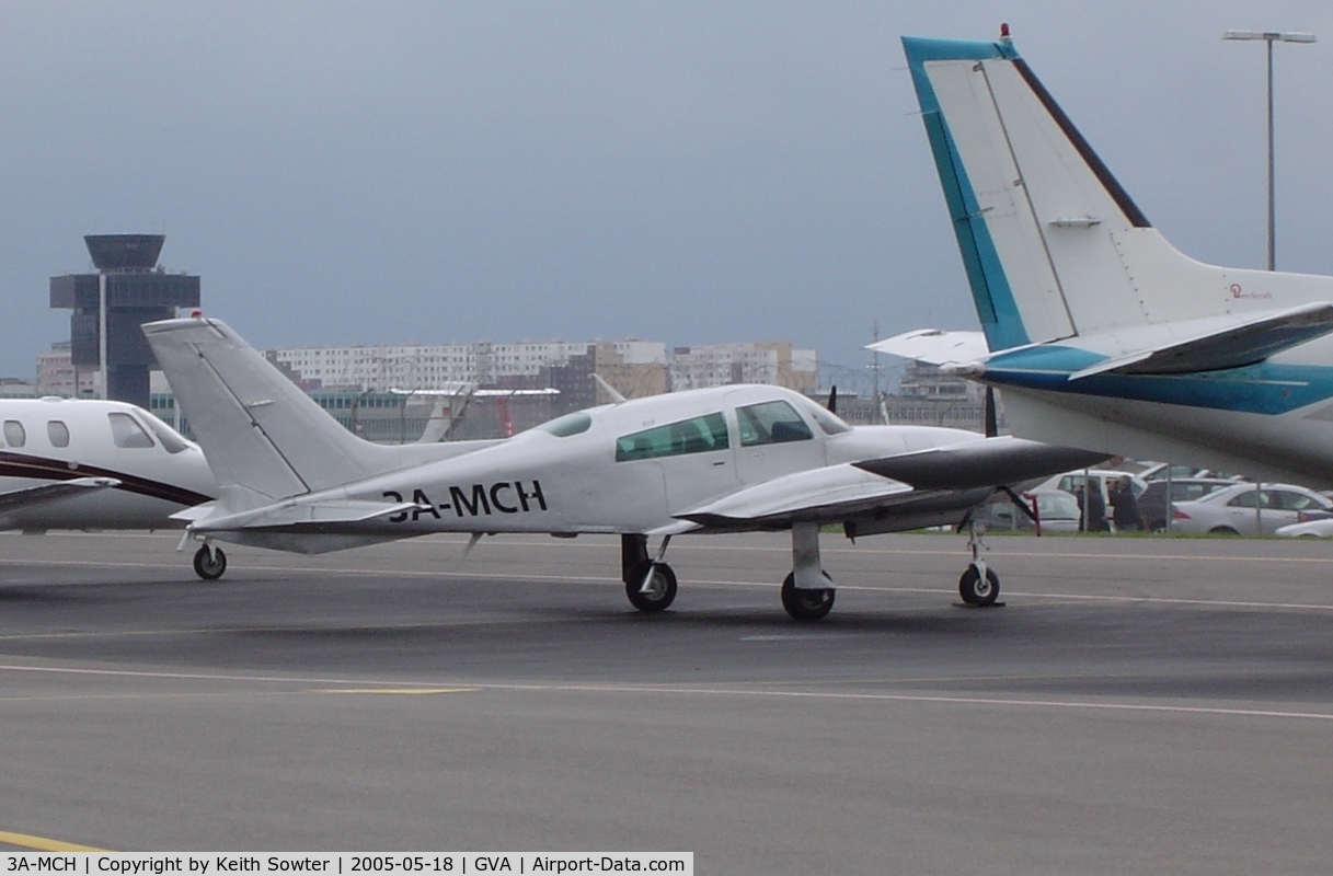 3A-MCH, Cessna 310R C/N 310R0128, Geneva airport