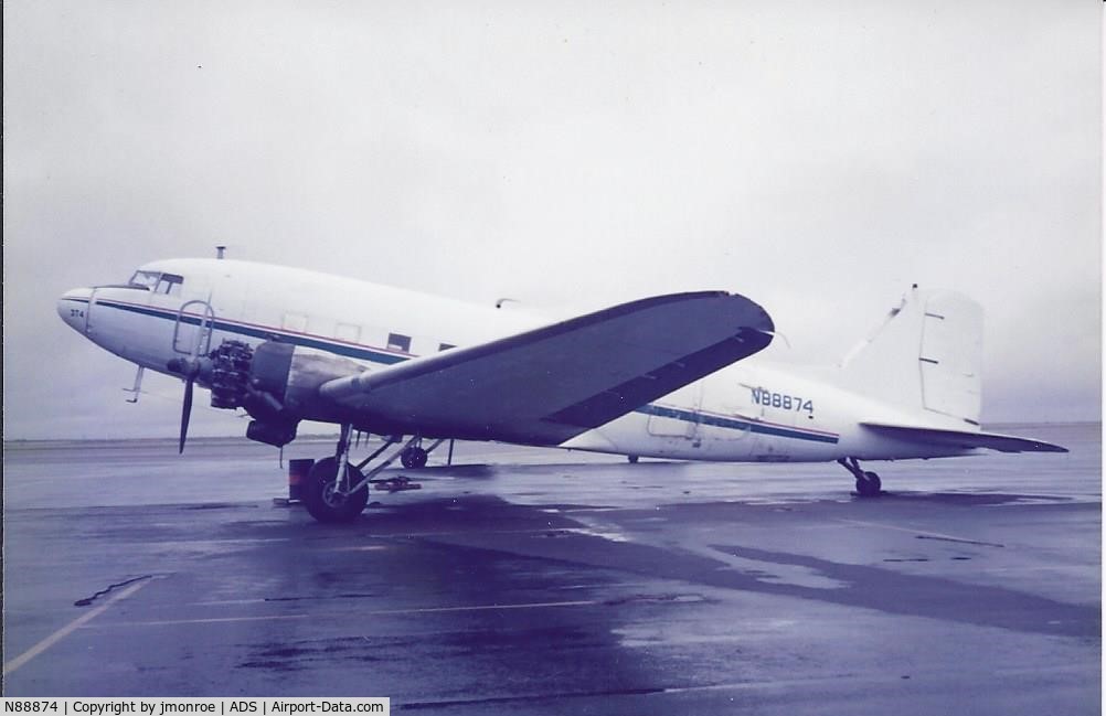 N88874, 1944 Douglas DC3C (C-47A) C/N 12693, Scanned from Print