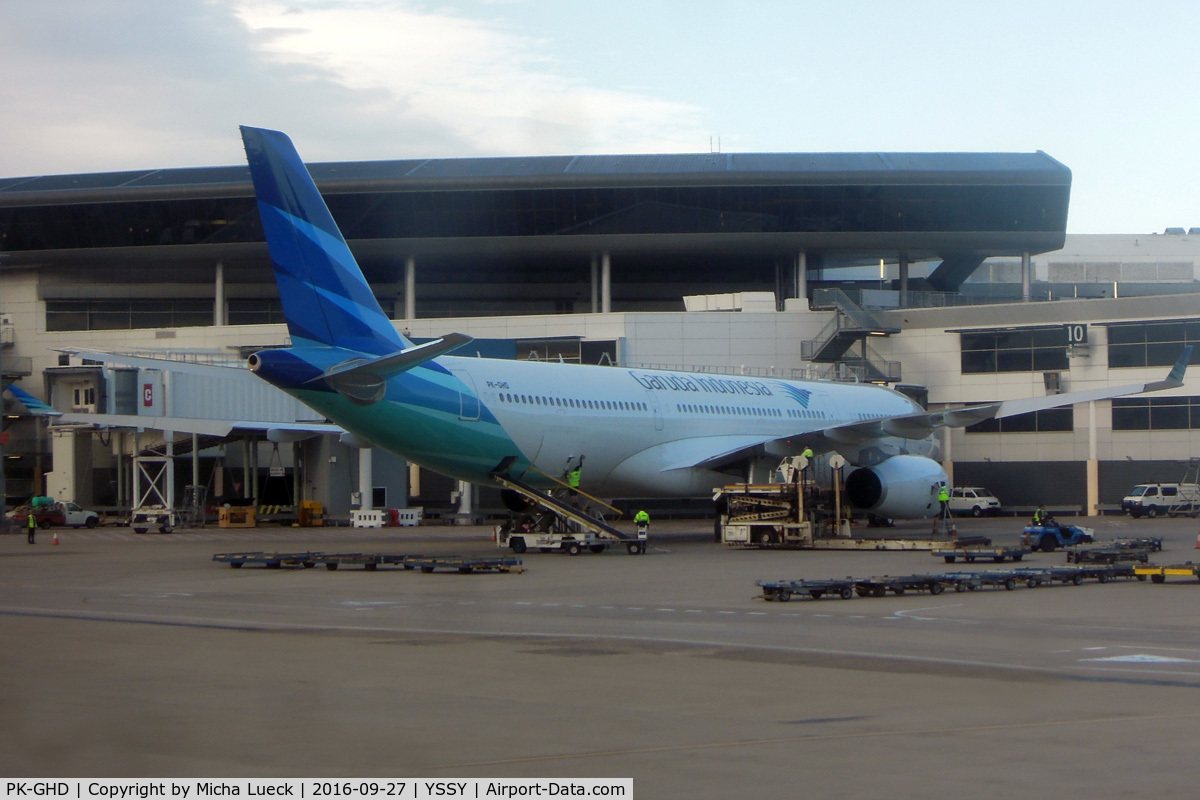 PK-GHD, 2016 Airbus A330-343 C/N 1733, At Mascot